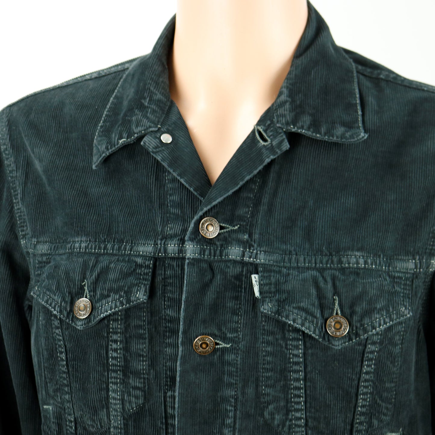 Pink Floyd Levis Black Jacket Corduroy The Wall Mens Small Women Large