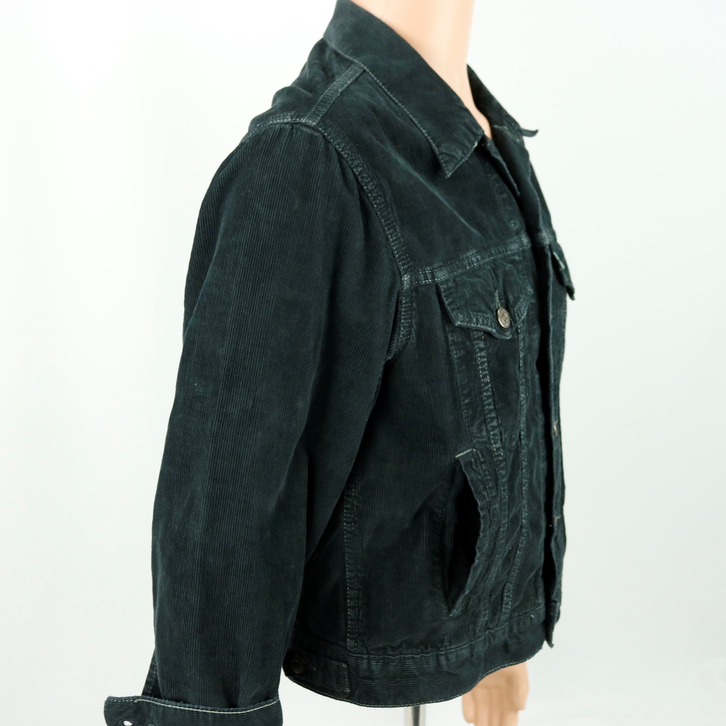 Pink Floyd Levis Black Jacket Corduroy The Wall Mens Small Women Large
