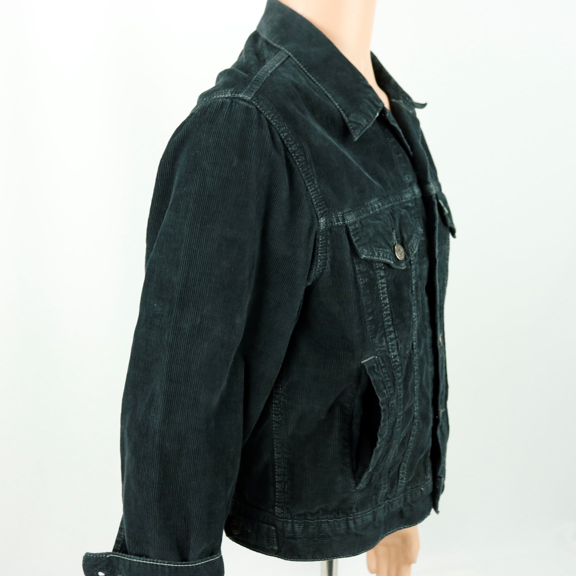 Pink Floyd Levis Black Jacket Corduroy The Wall Mens Small Women Large