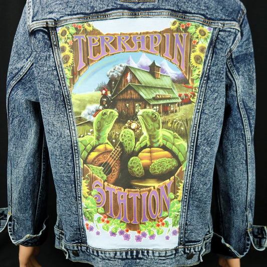Grateful Dead Levis Denim Jacket Terrapin Station Mens XLarge