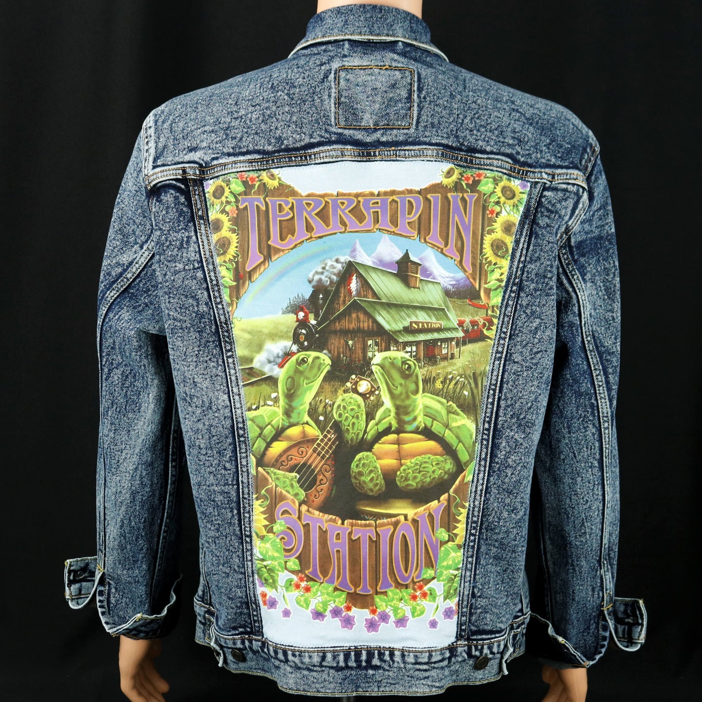 Grateful Dead Levis Denim Jacket Terrapin Station Mens XLarge