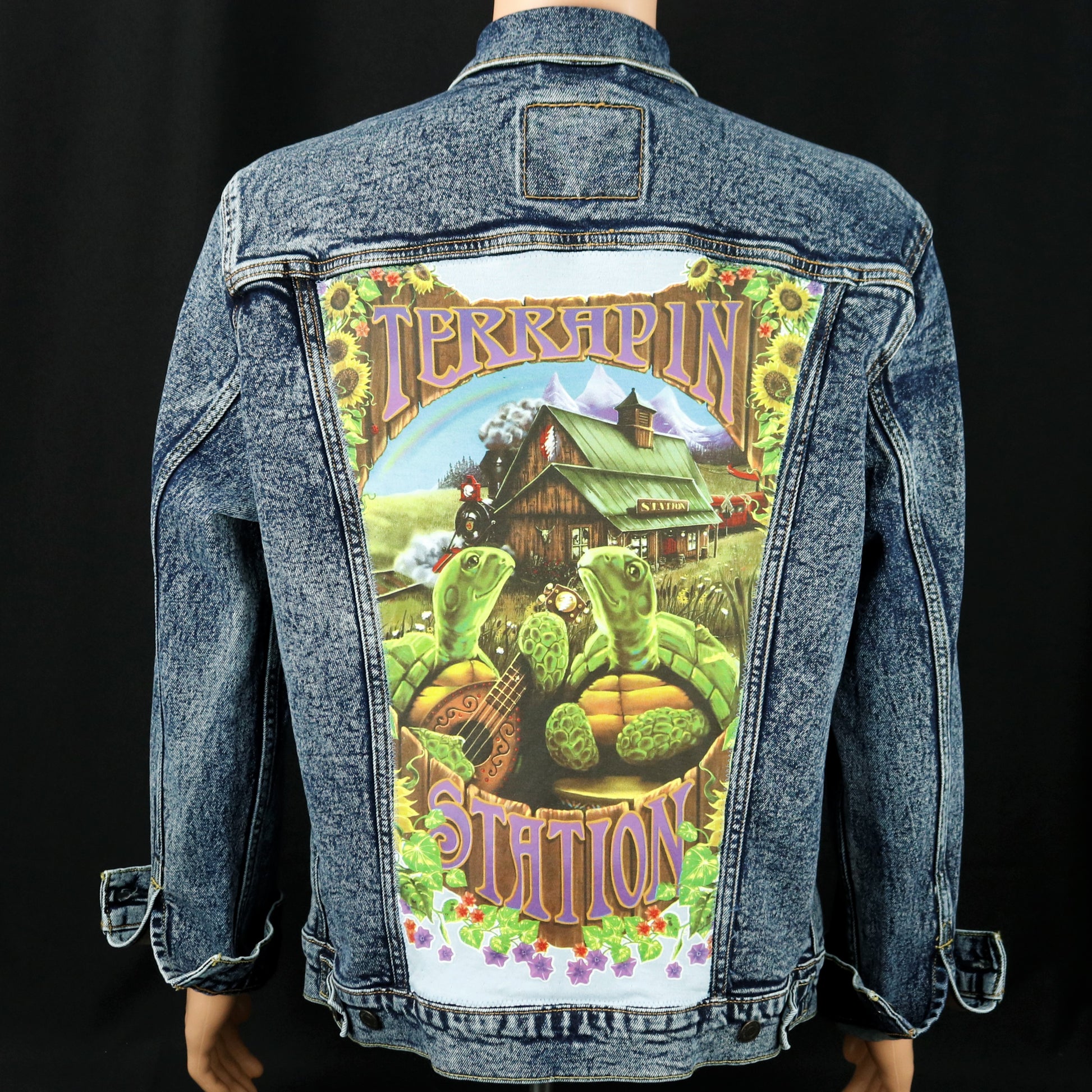 Grateful Dead Levis Denim Jacket Terrapin Station Mens XLarge