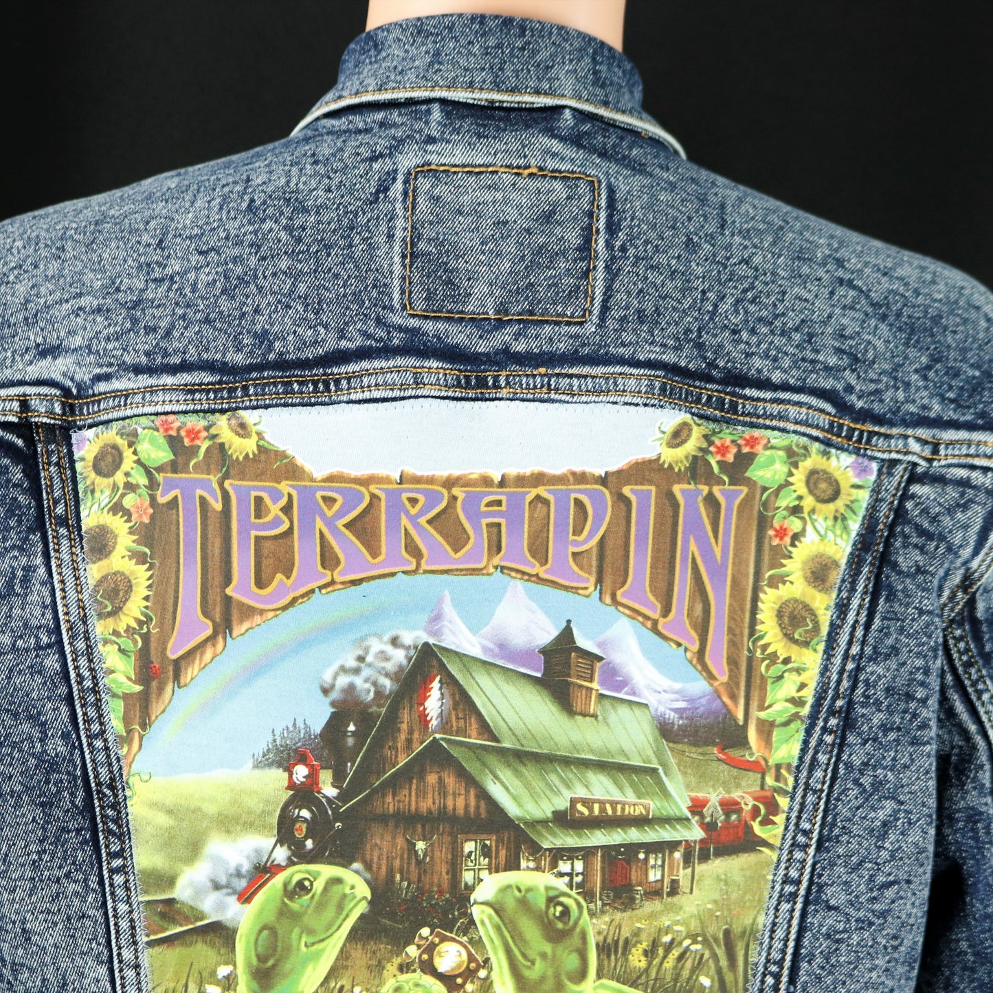Grateful Dead Levis Denim Jacket Terrapin Station Mens XLarge