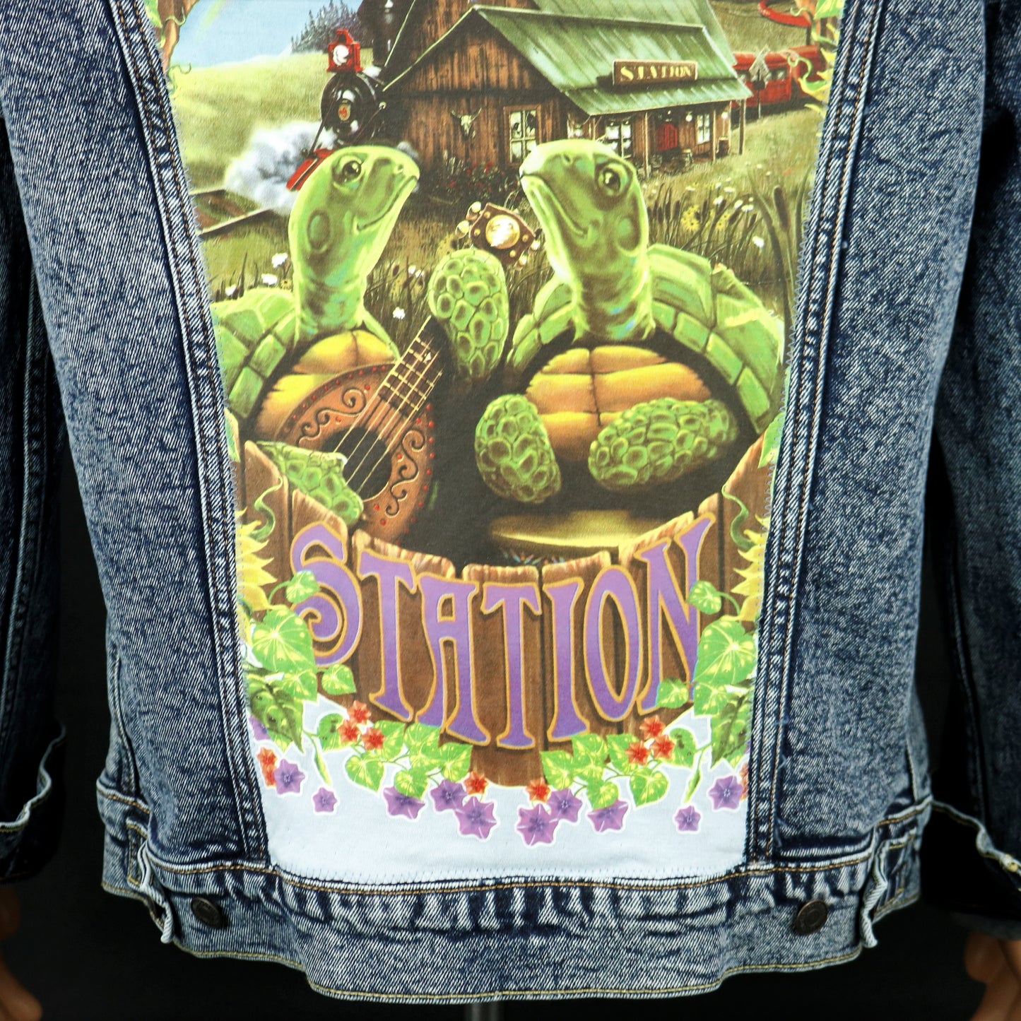 Grateful Dead Levis Denim Jacket Terrapin Station Mens XLarge