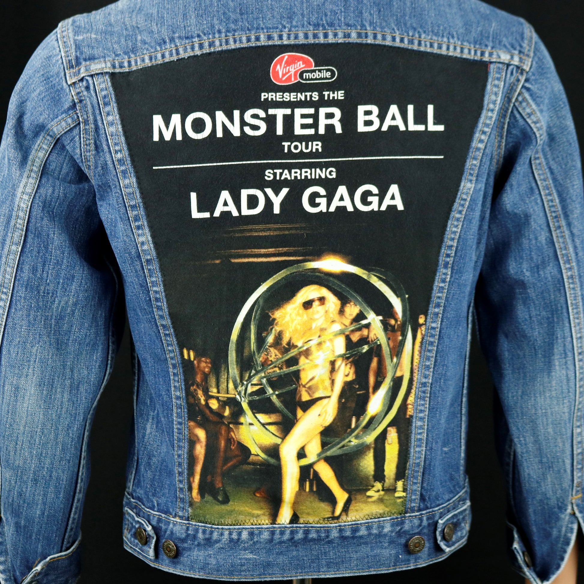 Lady Gaga Levis Denim Jacket USA Mens Small Womens Medium
