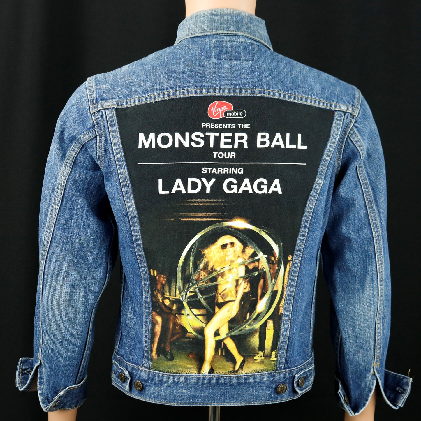 Lady Gaga Levis Denim Jacket USA Mens Small Womens Medium
