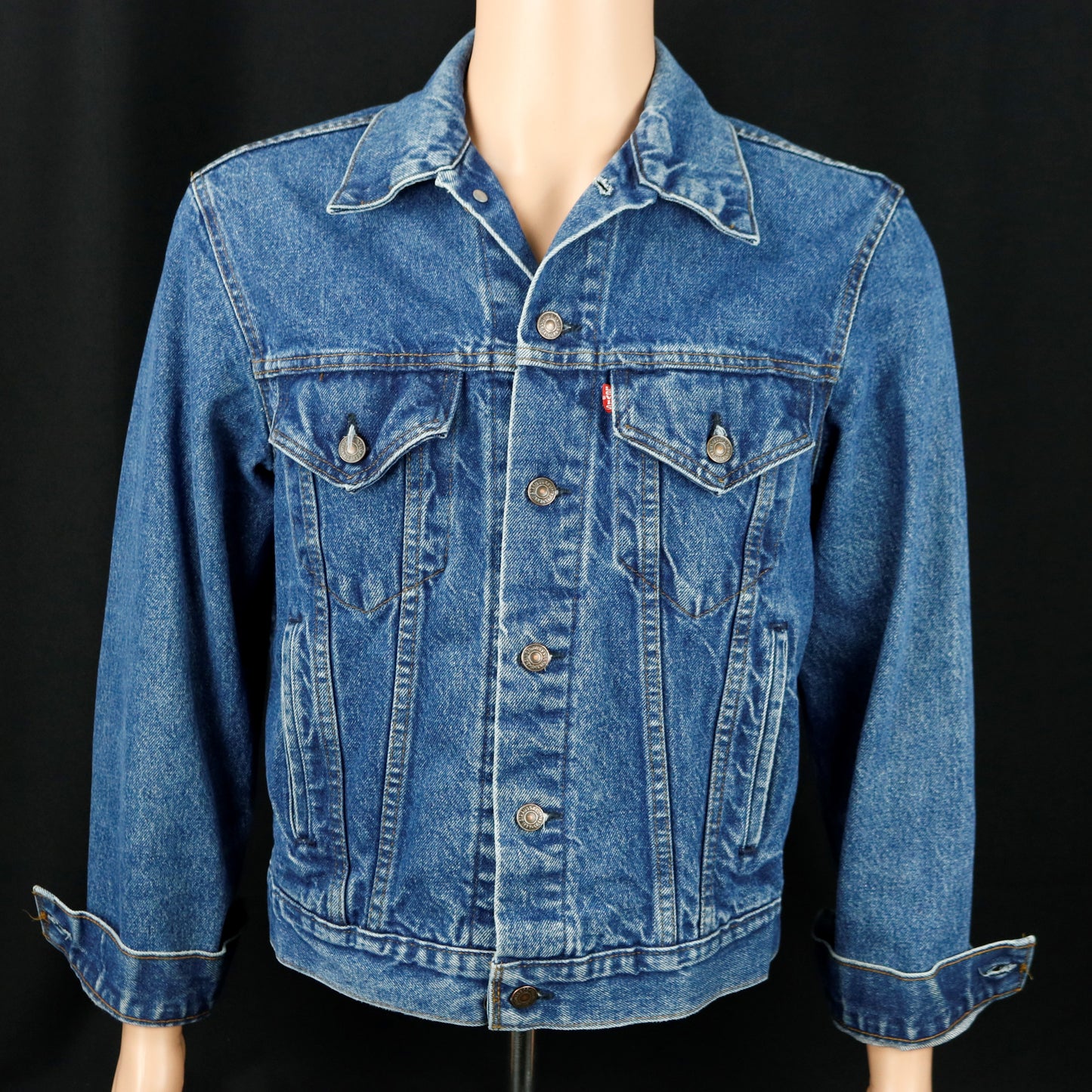 Led Zeppelin Levis Denim Jacket USA 40 Mens Small Womens Medium