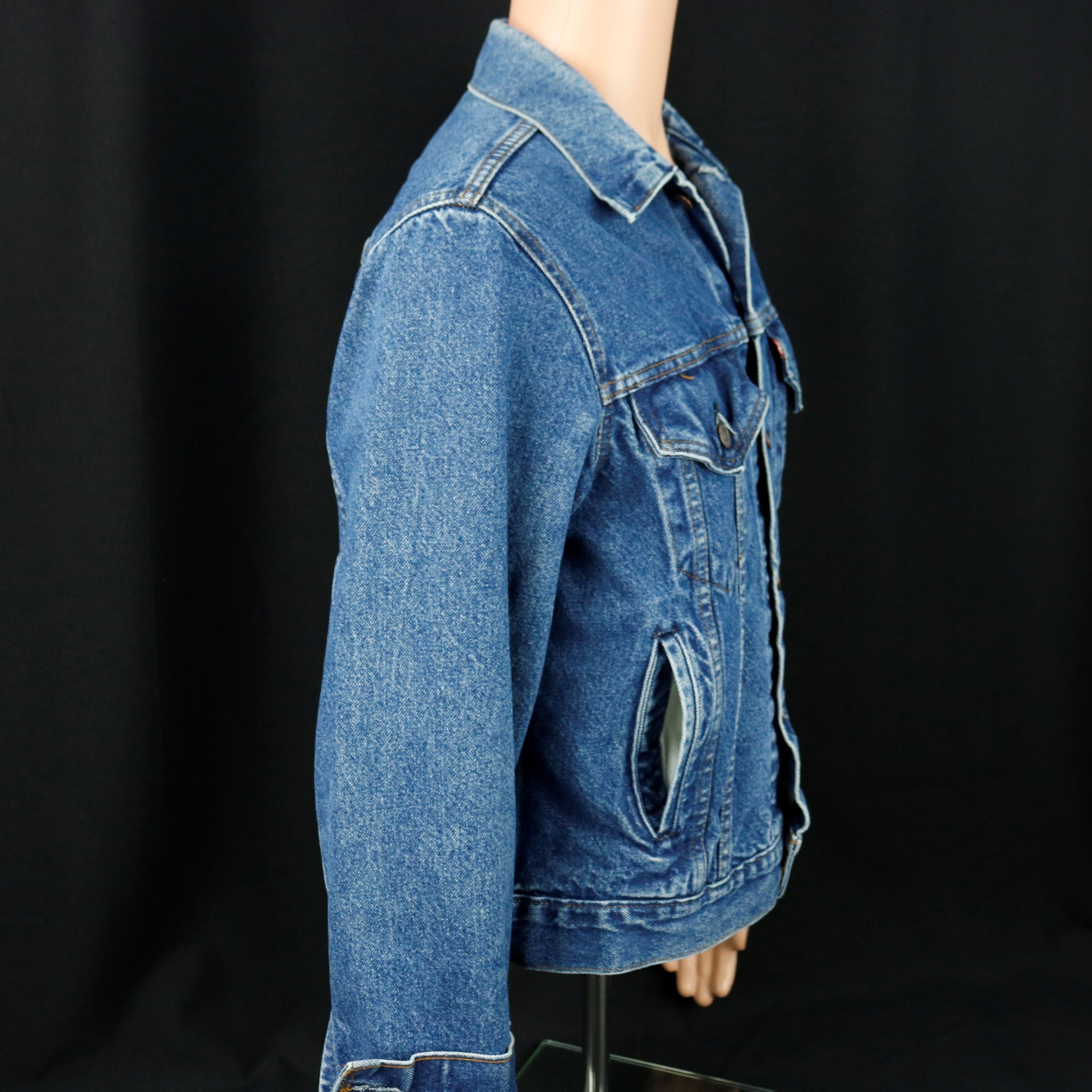 Led Zeppelin Levis Denim Jacket USA 40 Mens Small Womens Medium