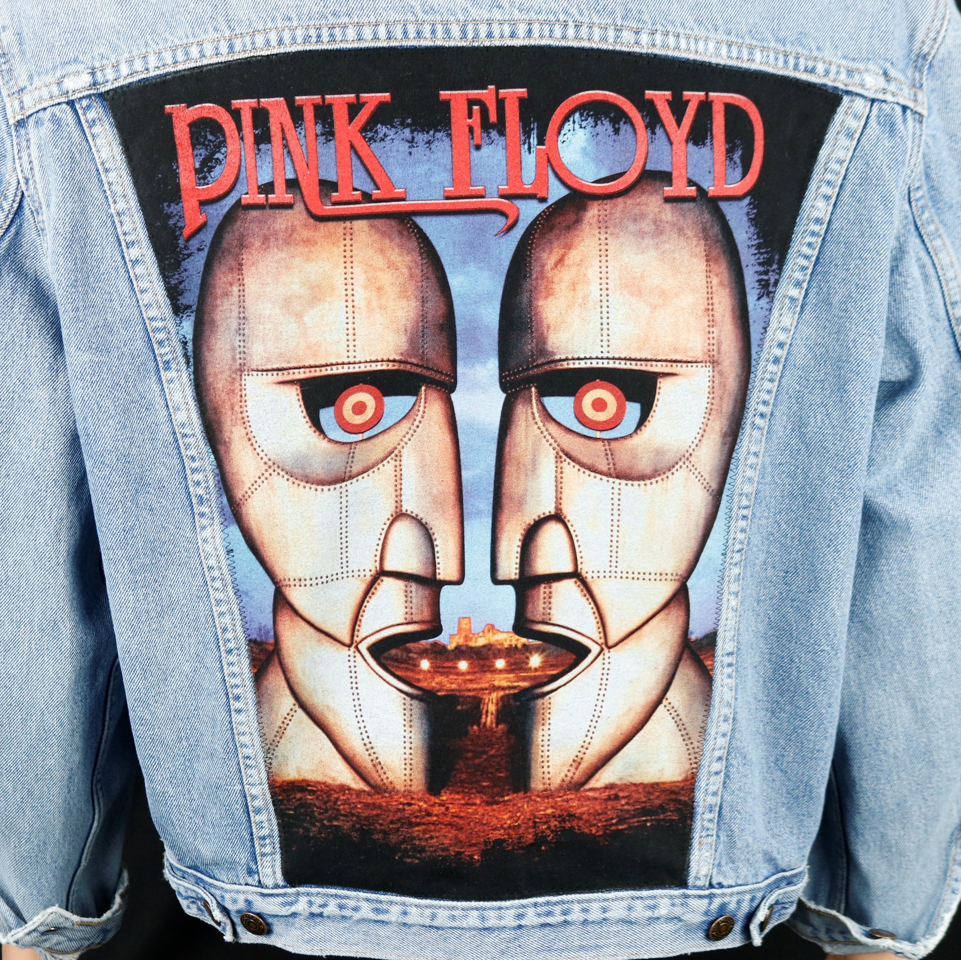 Pink Floyd Levis Denim Jacket Division Bell Mens Large