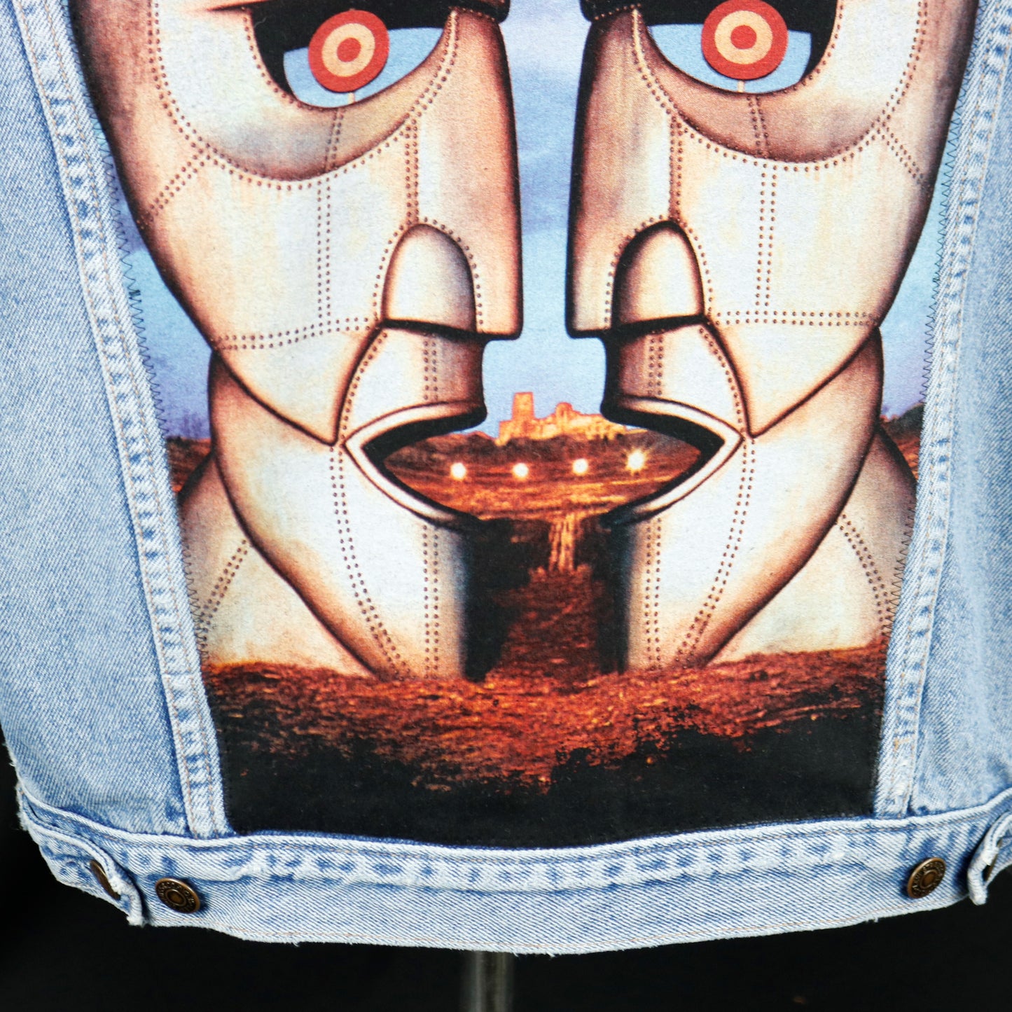 Pink Floyd Levis Denim Jacket Division Bell Mens Large