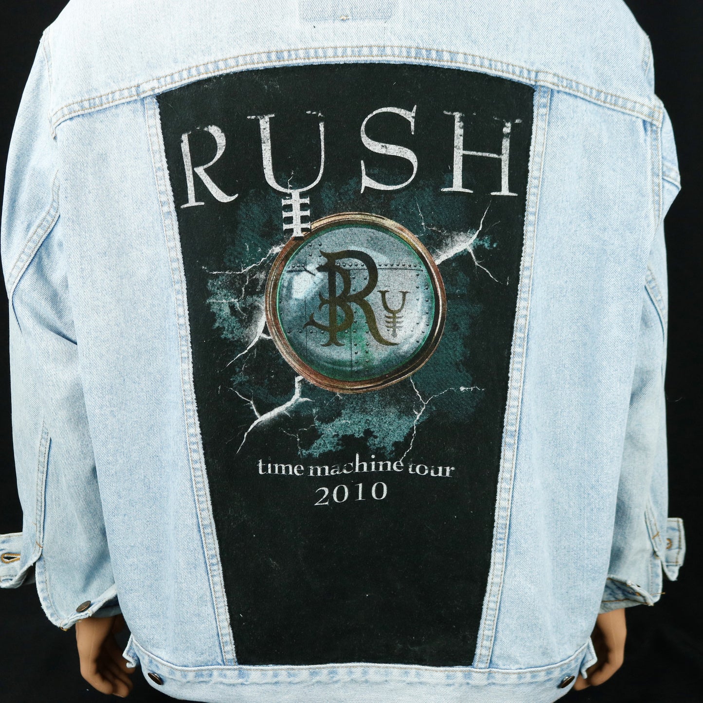 RUSH Band Levis Denim Jacket Time Machine USA Mens 2XL