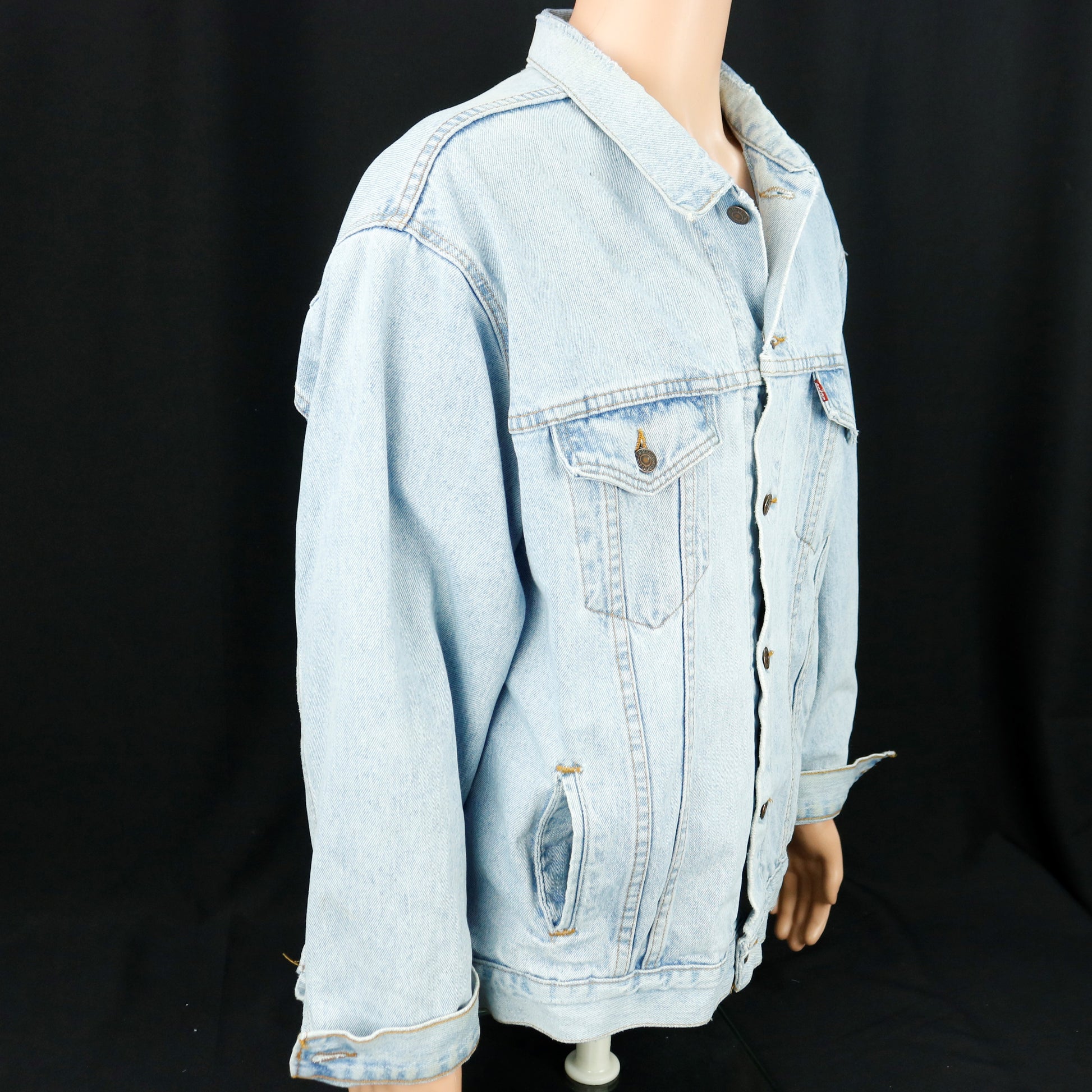 RUSH Band Levis Denim Jacket Time Machine USA Mens 2XL