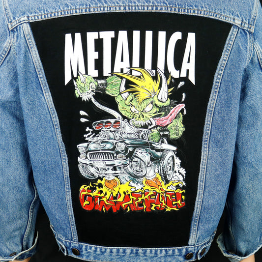 Metallica Levi's Denim Jacket Gimme Fuel Mens Large