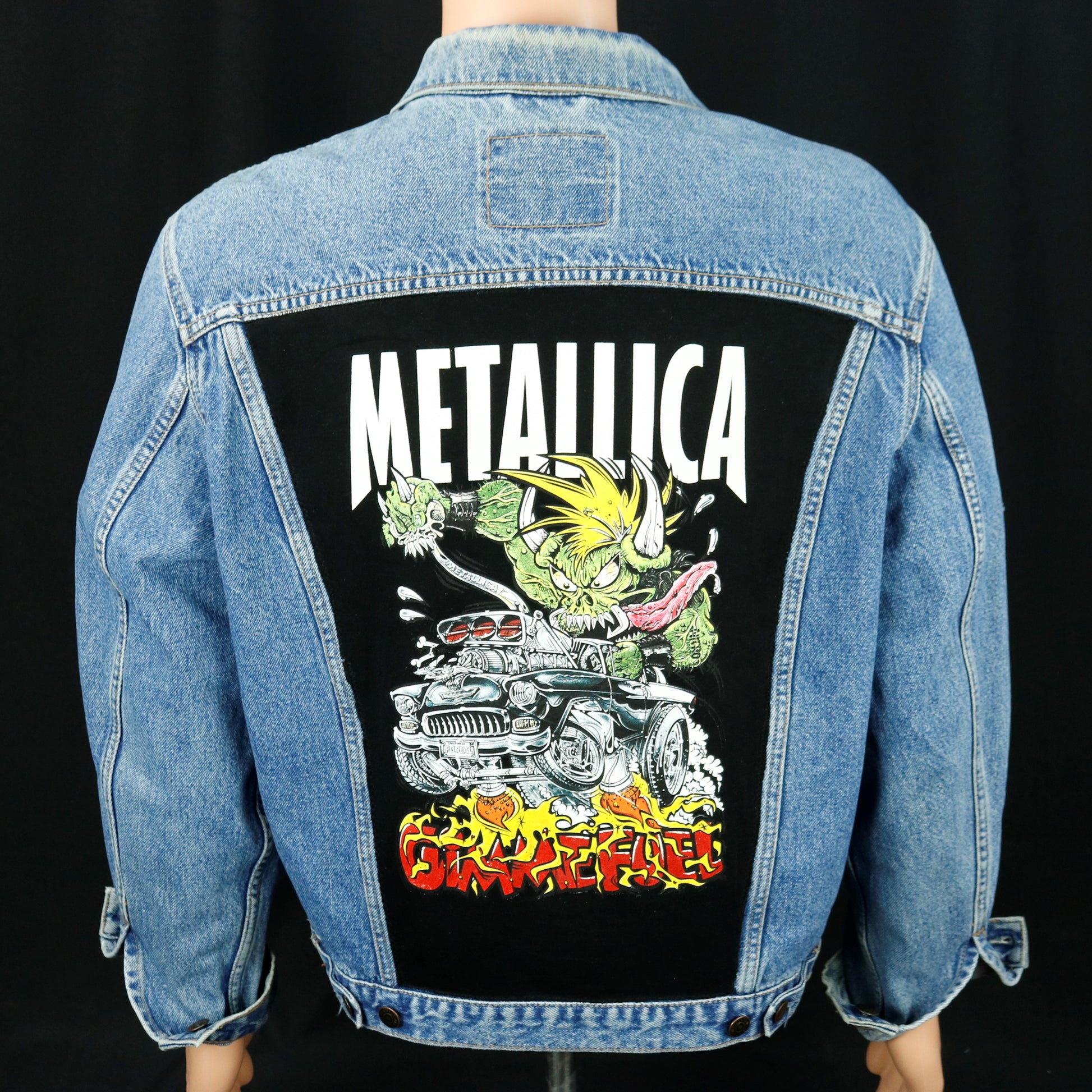Metallica Levi's Denim Jacket Gimme Fuel Mens Large