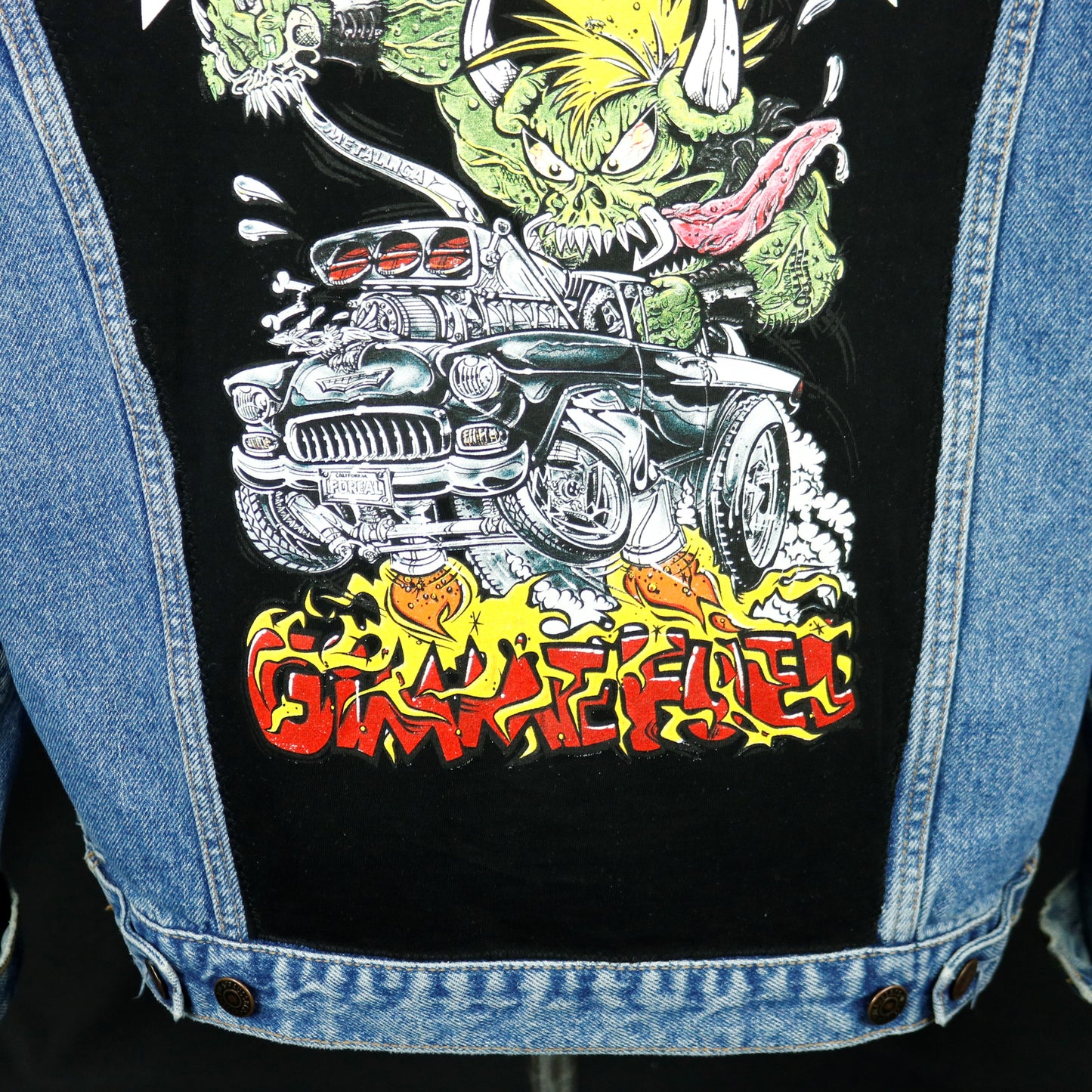 Metallica Levi's Denim Jacket Gimme Fuel Mens Large