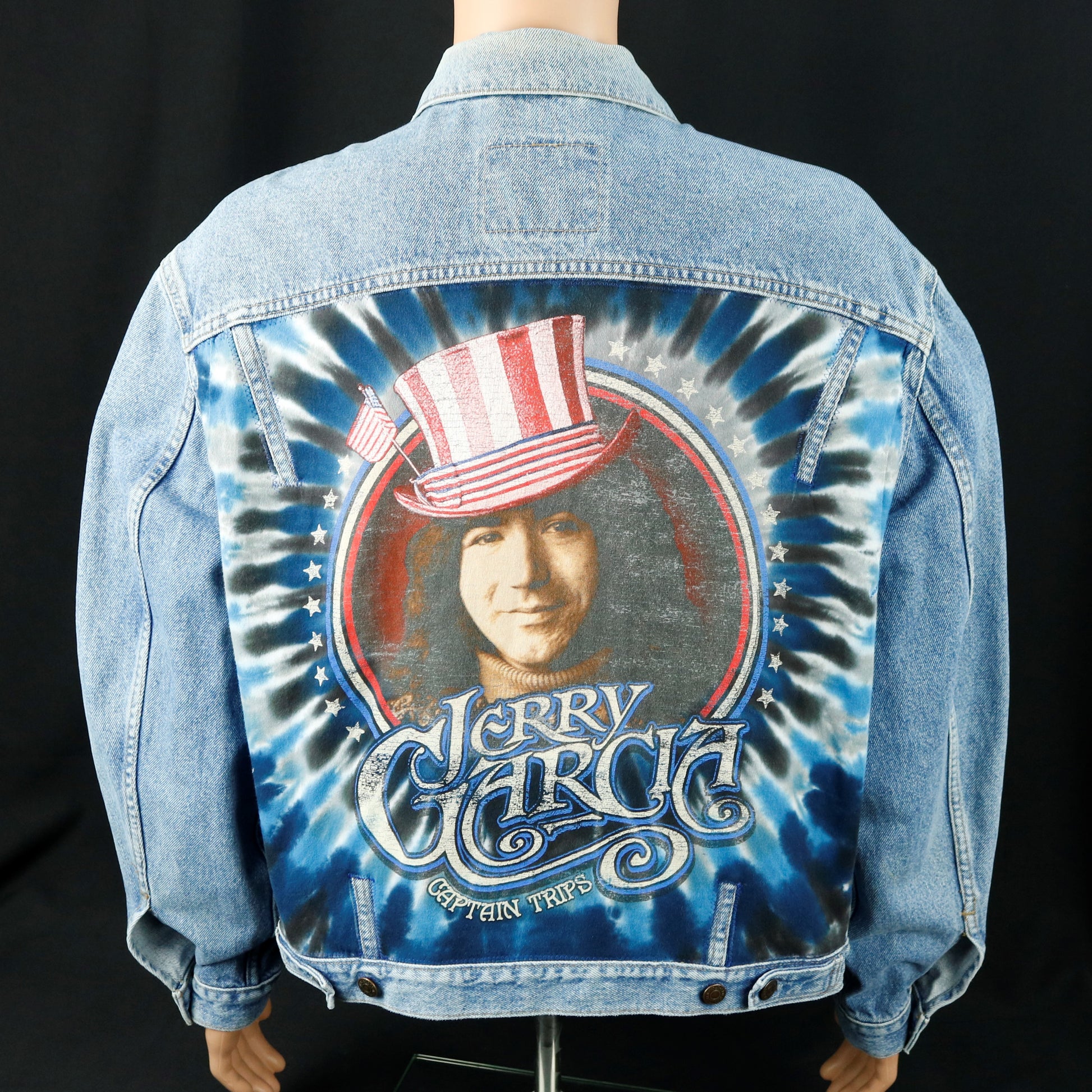 Grateful Dead Jerry Garcia Levis Jacket Captain Trips Mens XLarge