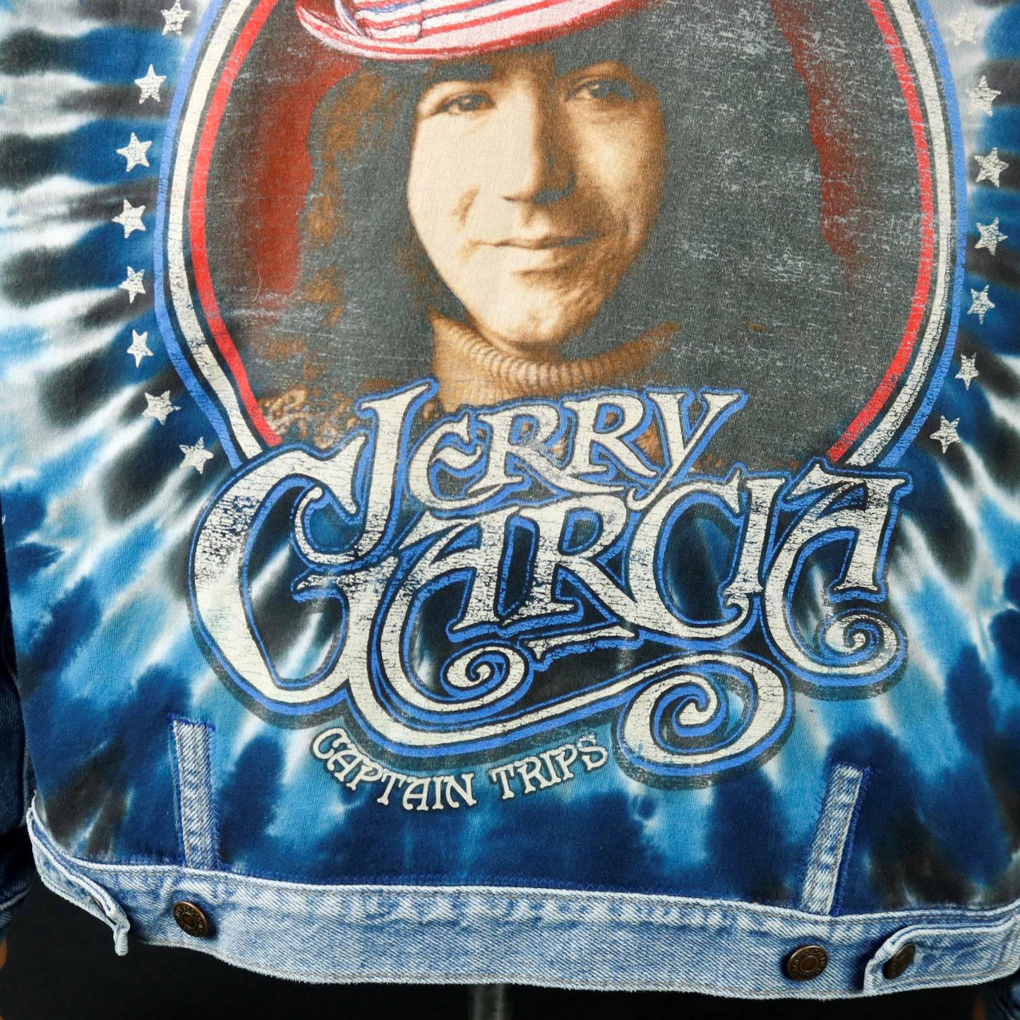 Grateful Dead Jerry Garcia Levis Jacket Captain Trips Mens XLarge