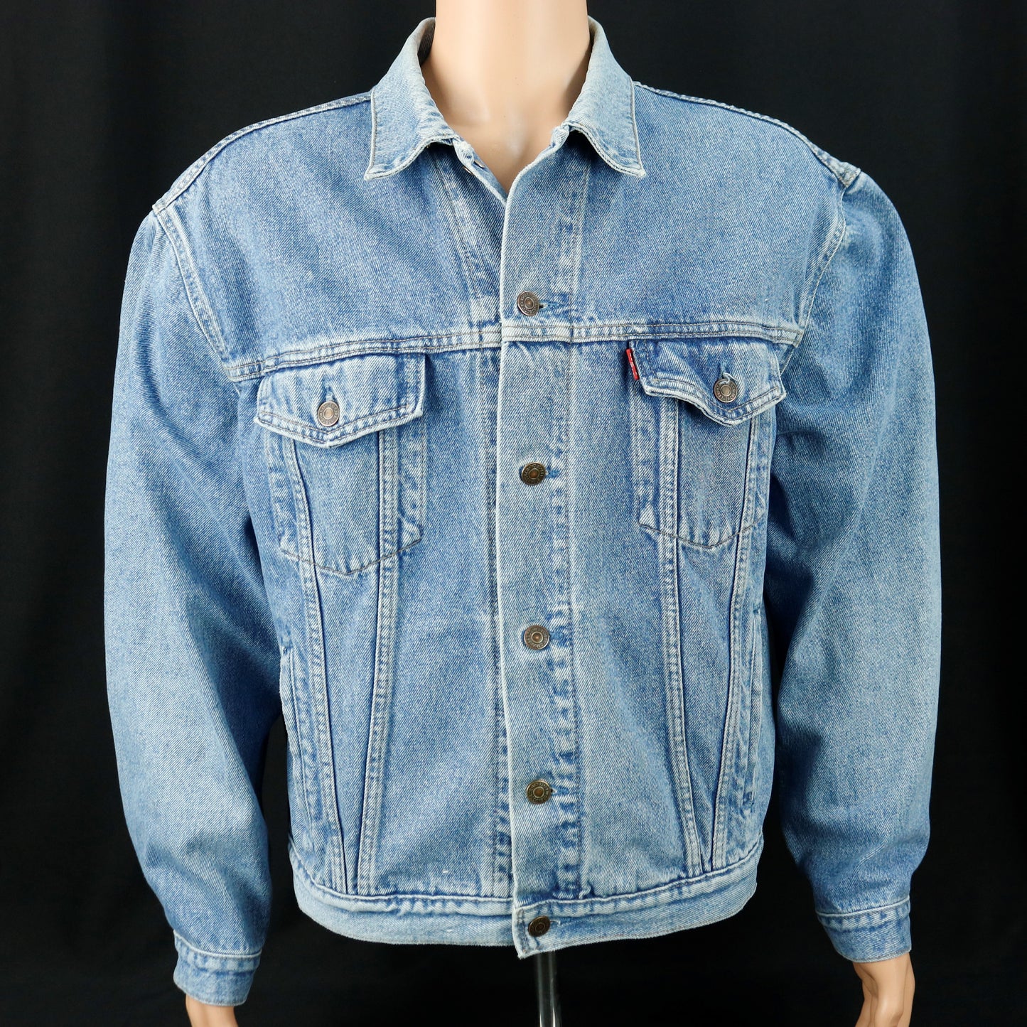 Grateful Dead Jerry Garcia Levis Jacket Captain Trips Mens XLarge