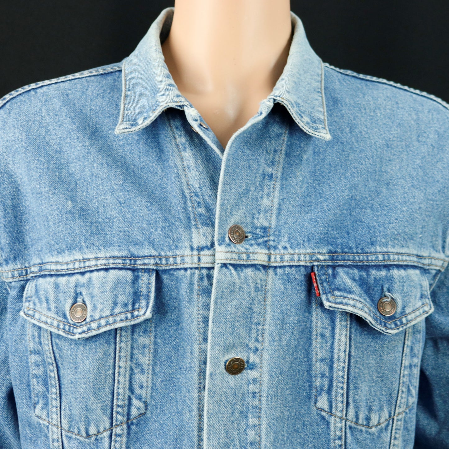 Grateful Dead Jerry Garcia Levis Jacket Captain Trips Mens XLarge