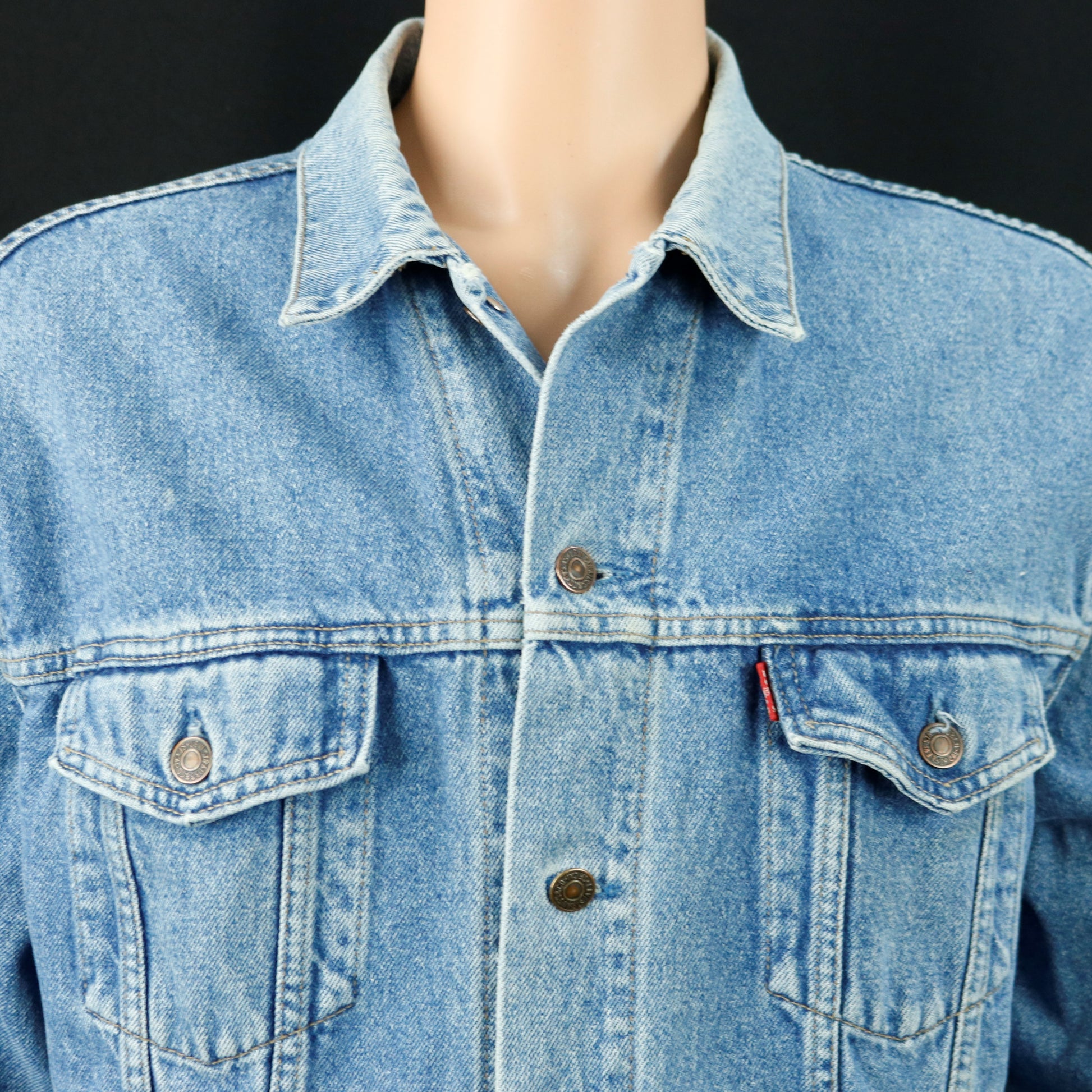 Grateful Dead Jerry Garcia Levis Jacket Captain Trips Mens XLarge