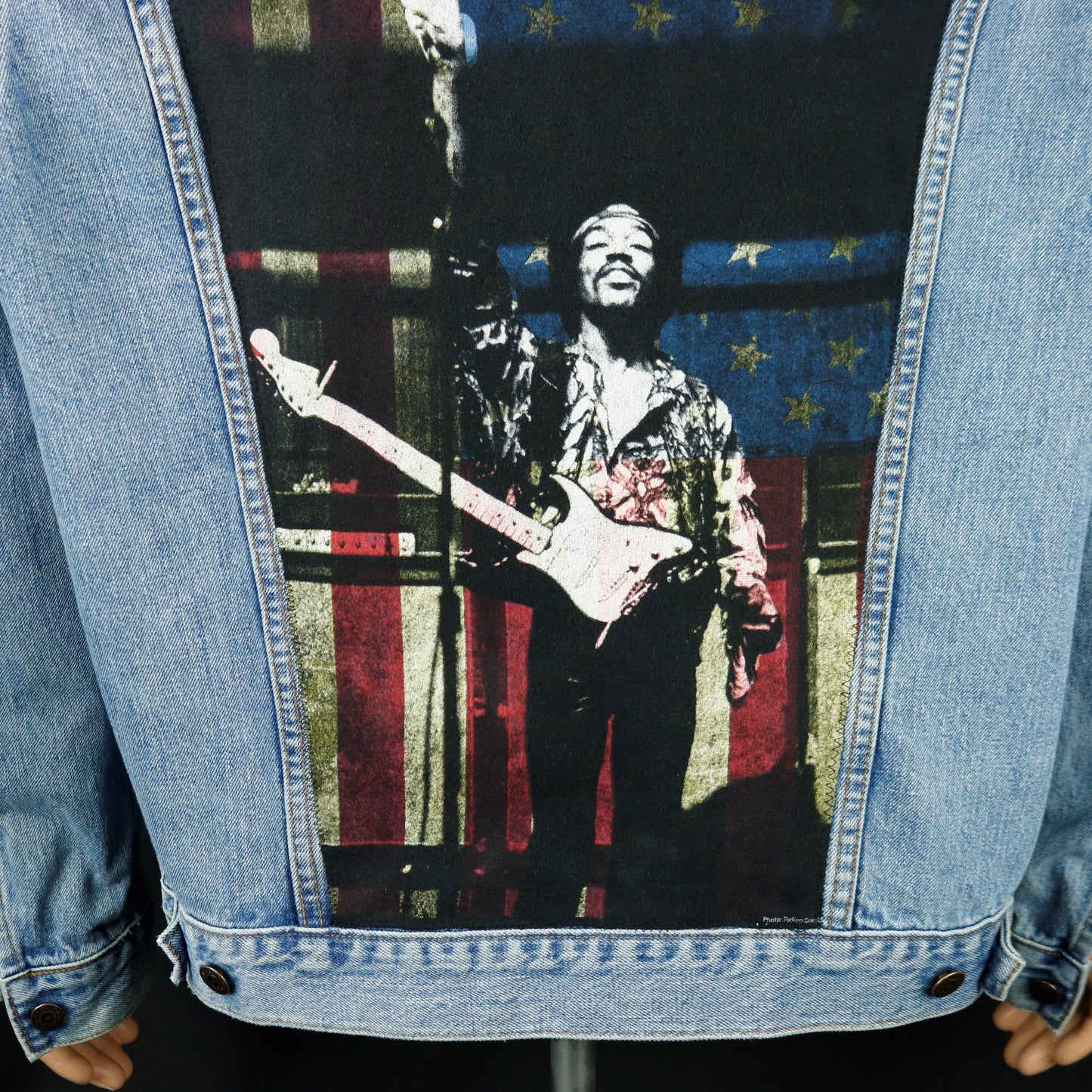 Jimi Hendrix Levis Denim Jacket Mens XLarge