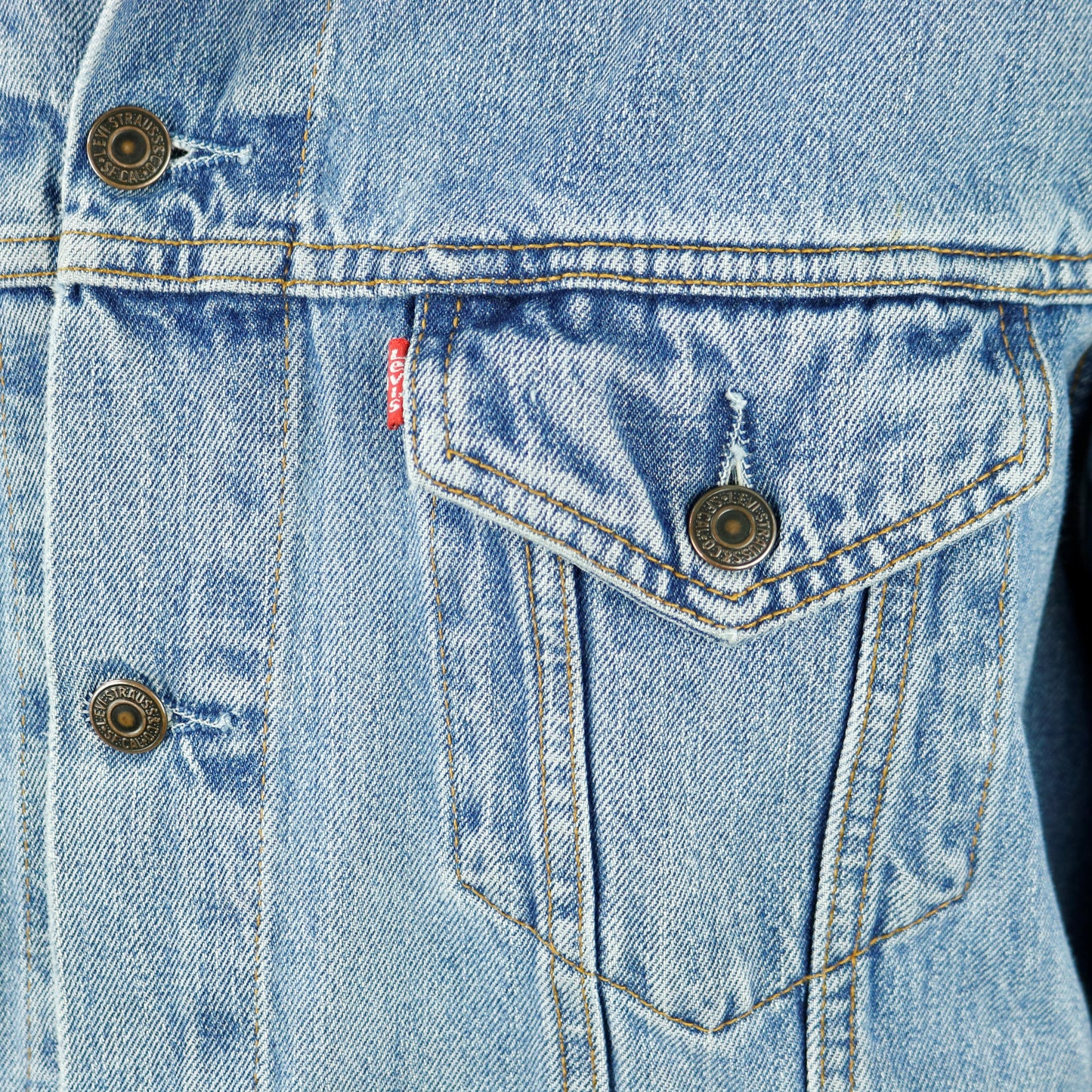 Jimi Hendrix Levis Denim Jacket Mens XLarge