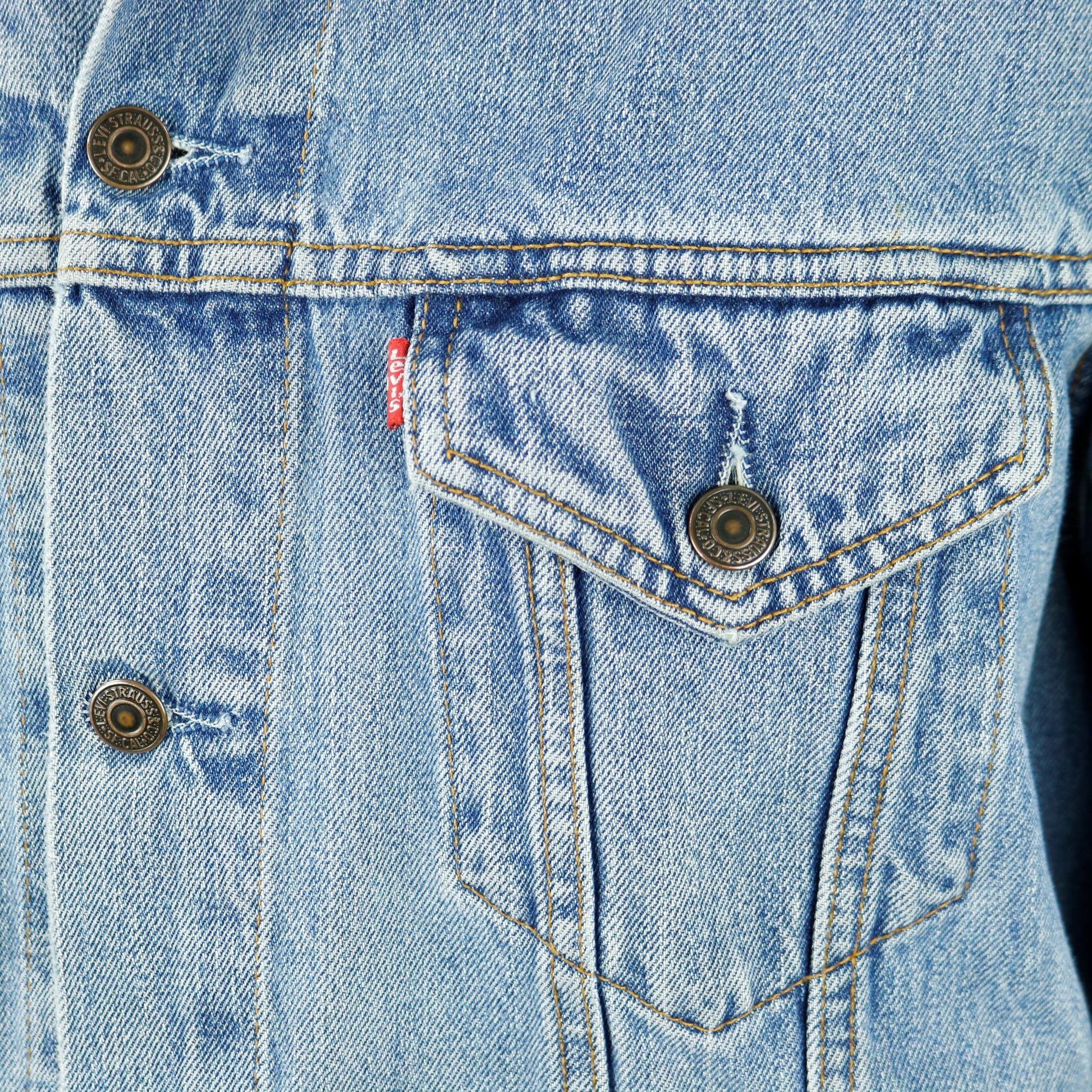 Jimi Hendrix Levis Denim Jacket Mens XLarge