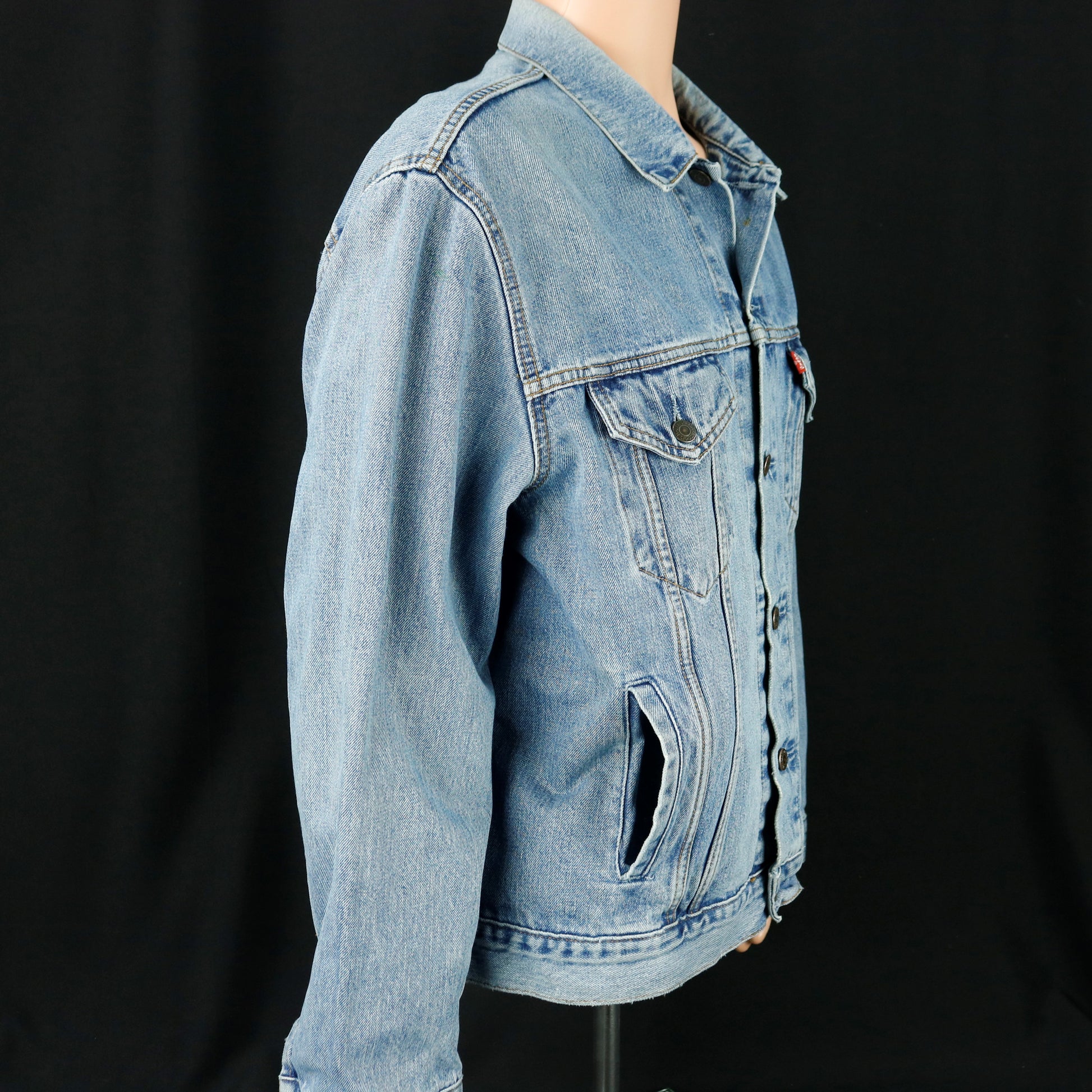 Jimi Hendrix Levis Denim Jacket Mens XLarge