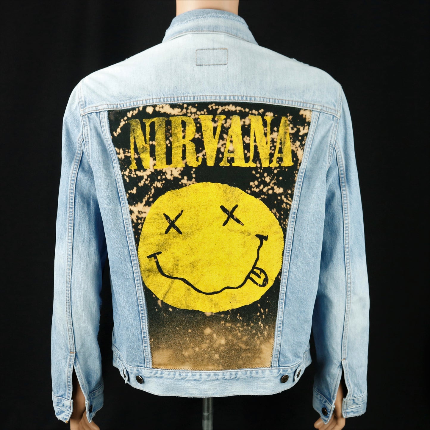 Nirvana Levis Denim Jacket Mens Large Womens XLarge
