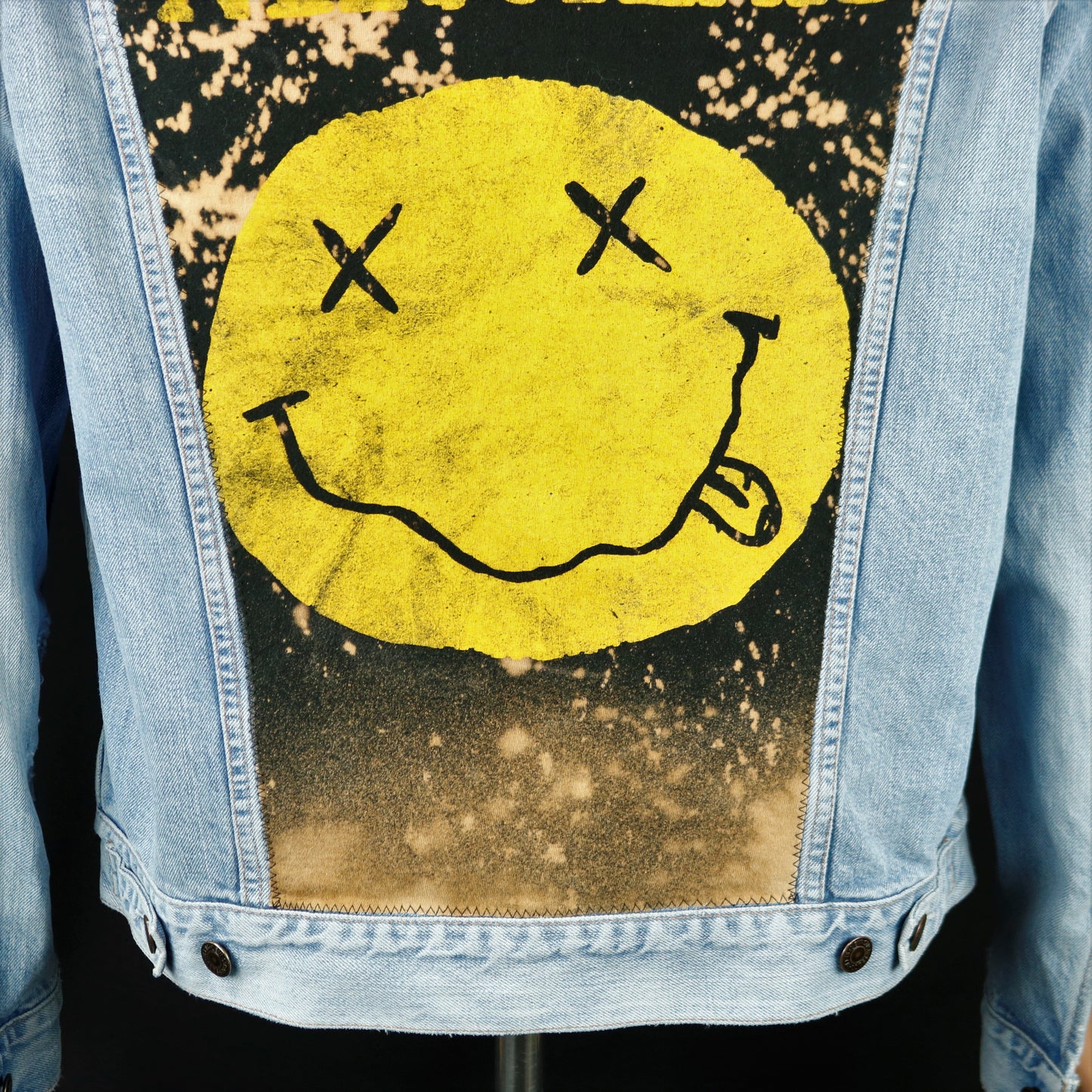Nirvana Levis Denim Jacket Mens Large Womens XLarge
