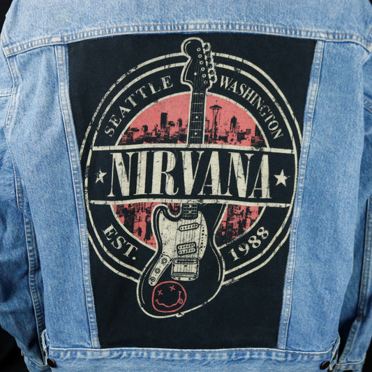 Nirvana Levis Denim Jacket Mens XLarge