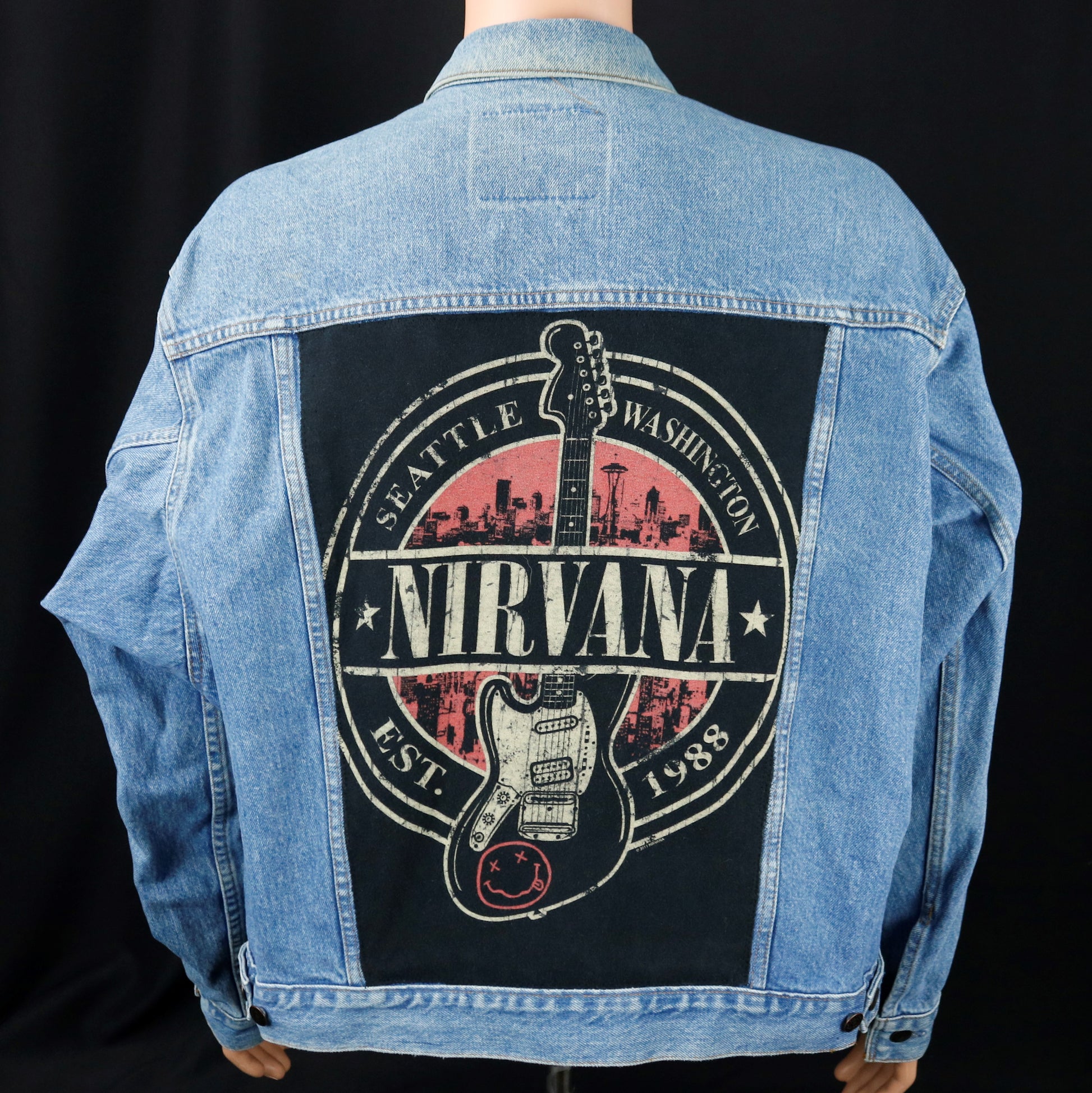 Nirvana Levis Denim Jacket Mens XLarge