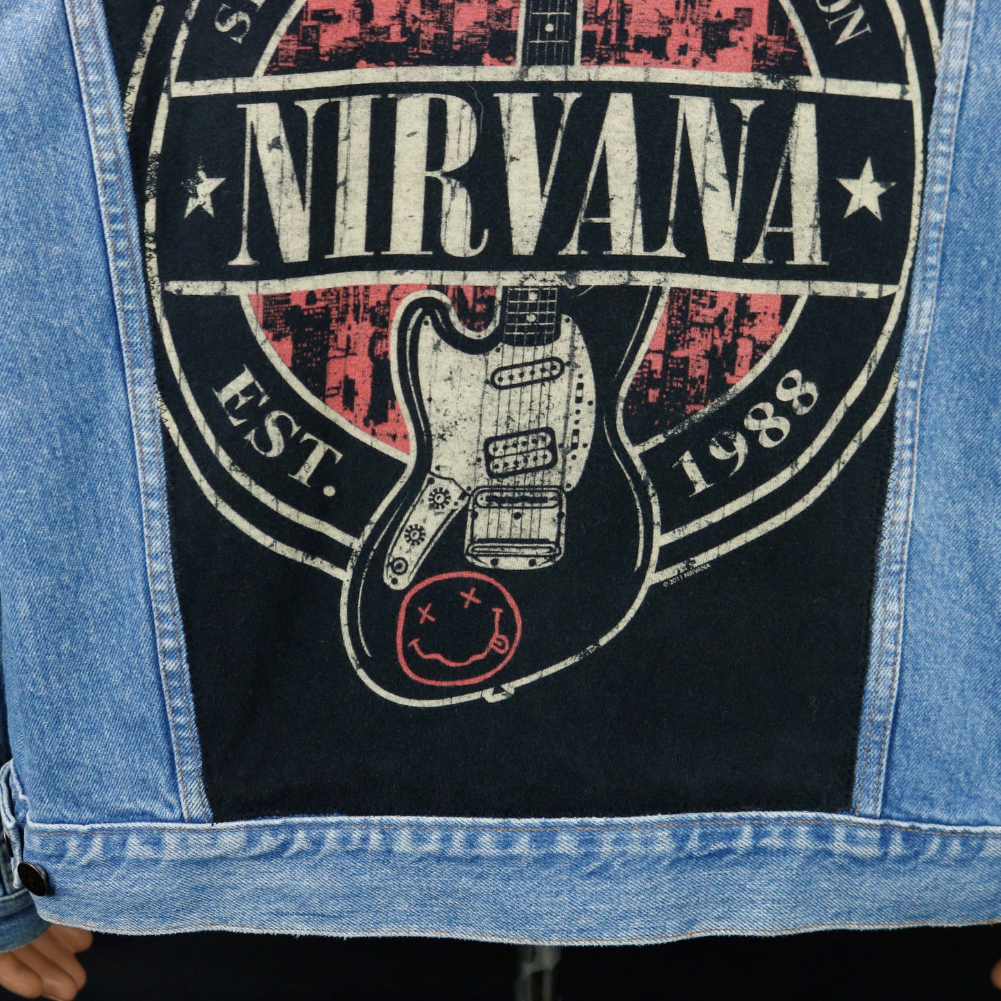 Nirvana Levis Denim Jacket Mens XLarge