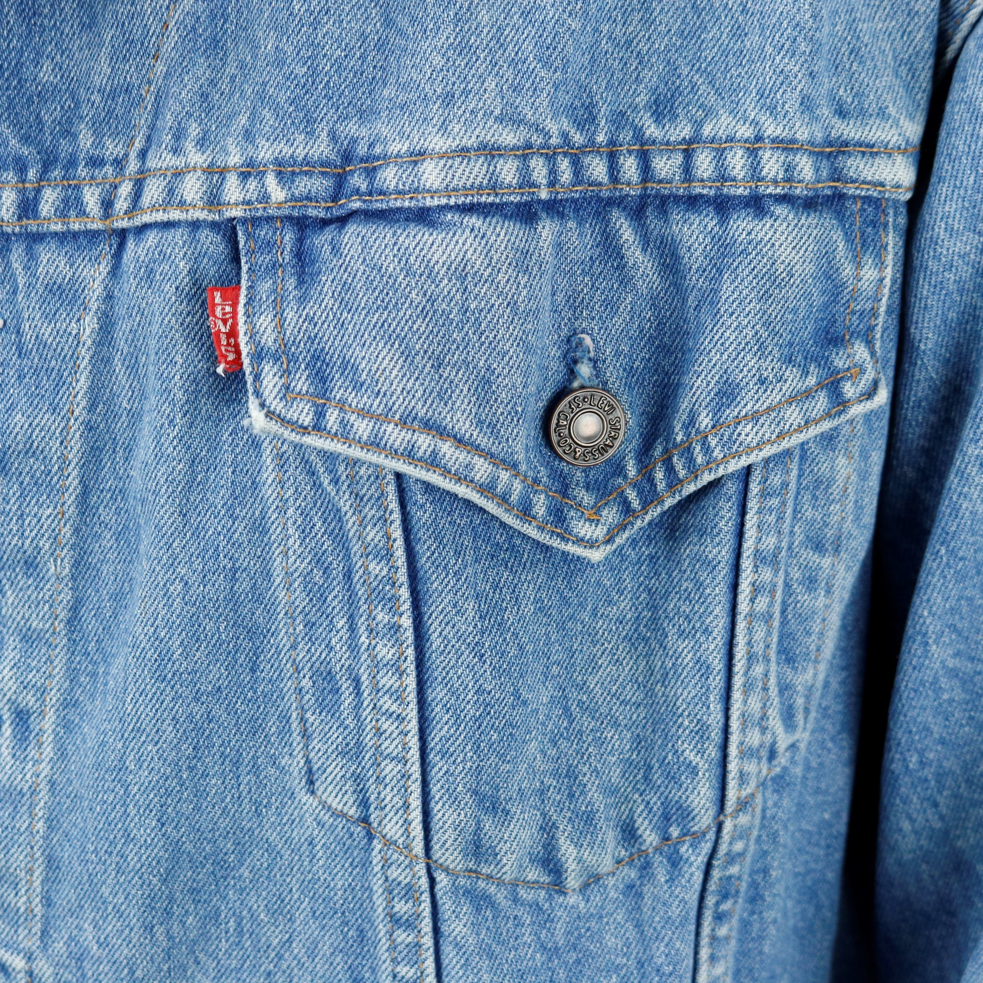 Nirvana Levis Denim Jacket Mens XLarge