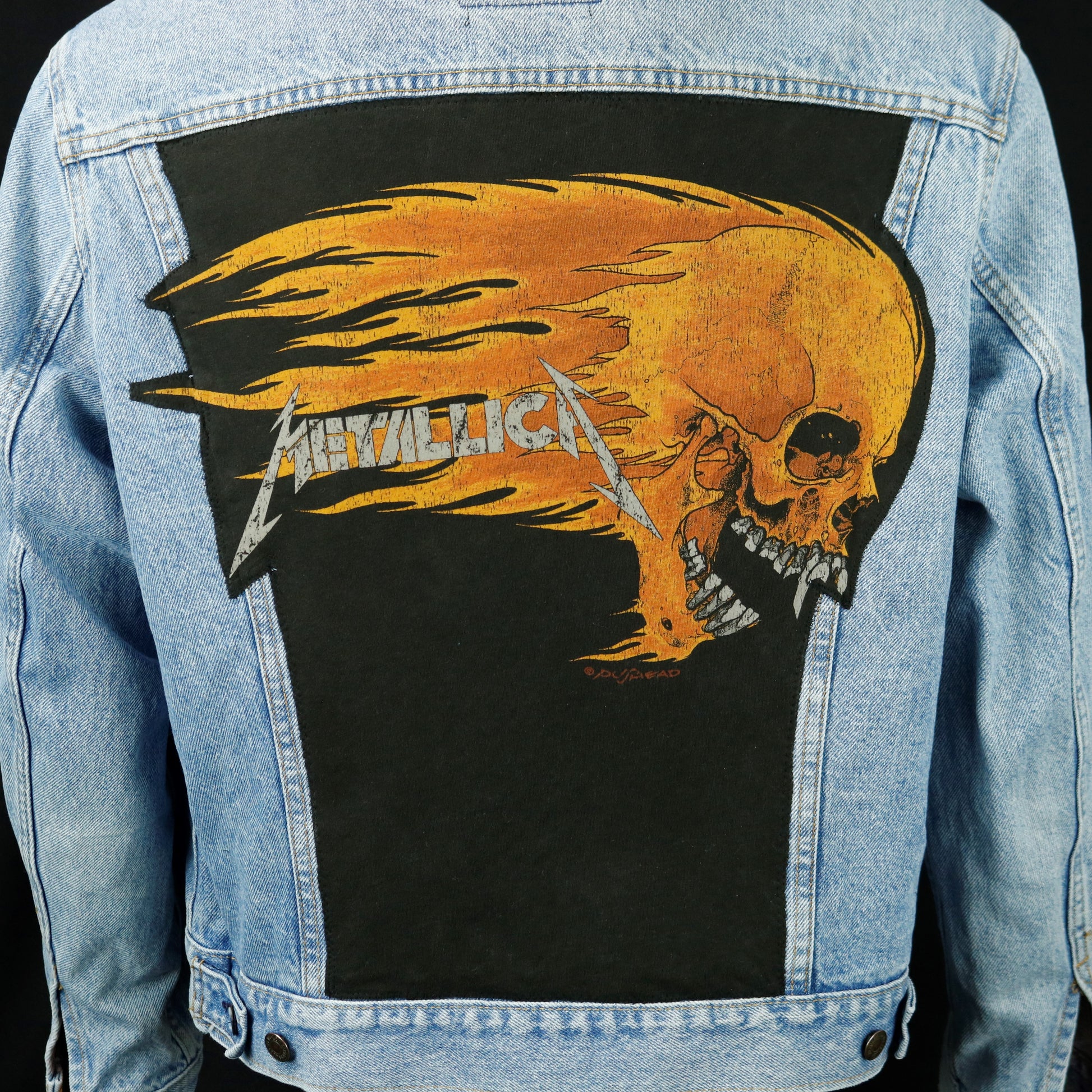 Metallica Levi's Denim Jacket USA 46R Mens Large Womens XLarge