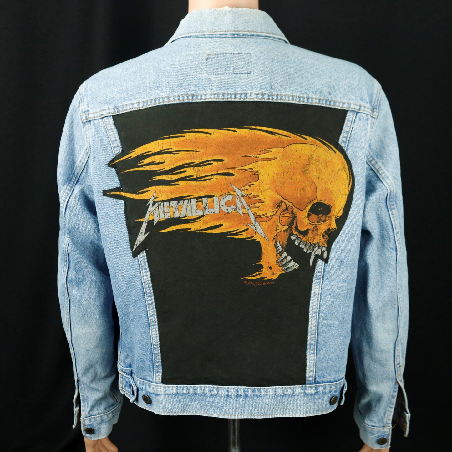 Metallica Levi's Denim Jacket USA 46R Mens Large Womens XLarge