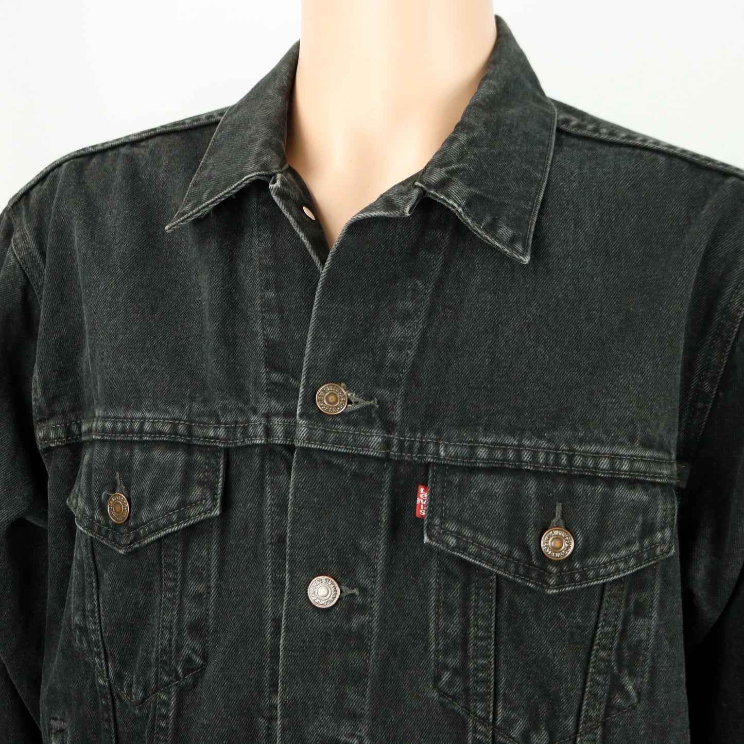 David Bowie Levis Denim Jacket Black Mens Large Womens Xlarge