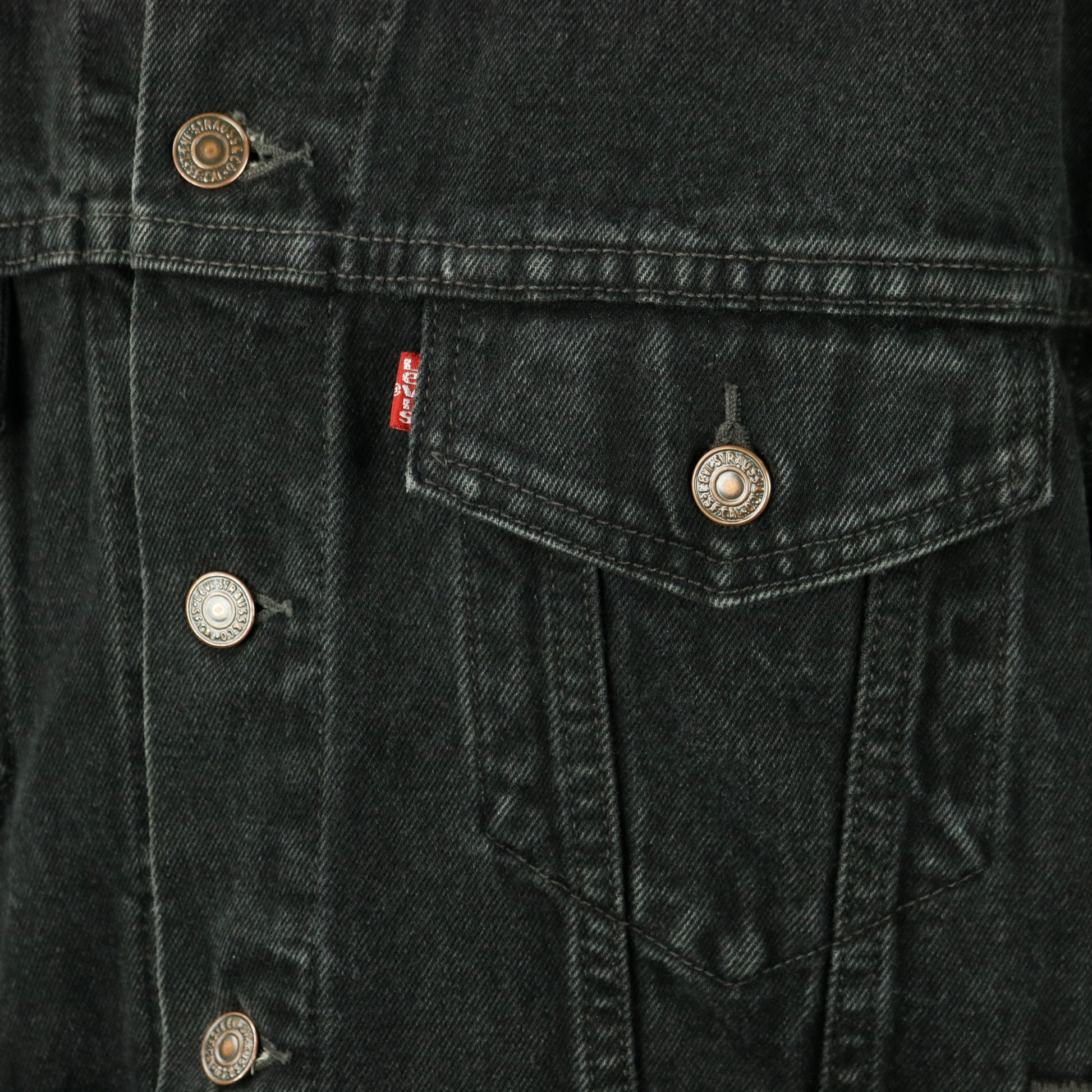 David Bowie Levis Denim Jacket Black Mens Large Womens Xlarge
