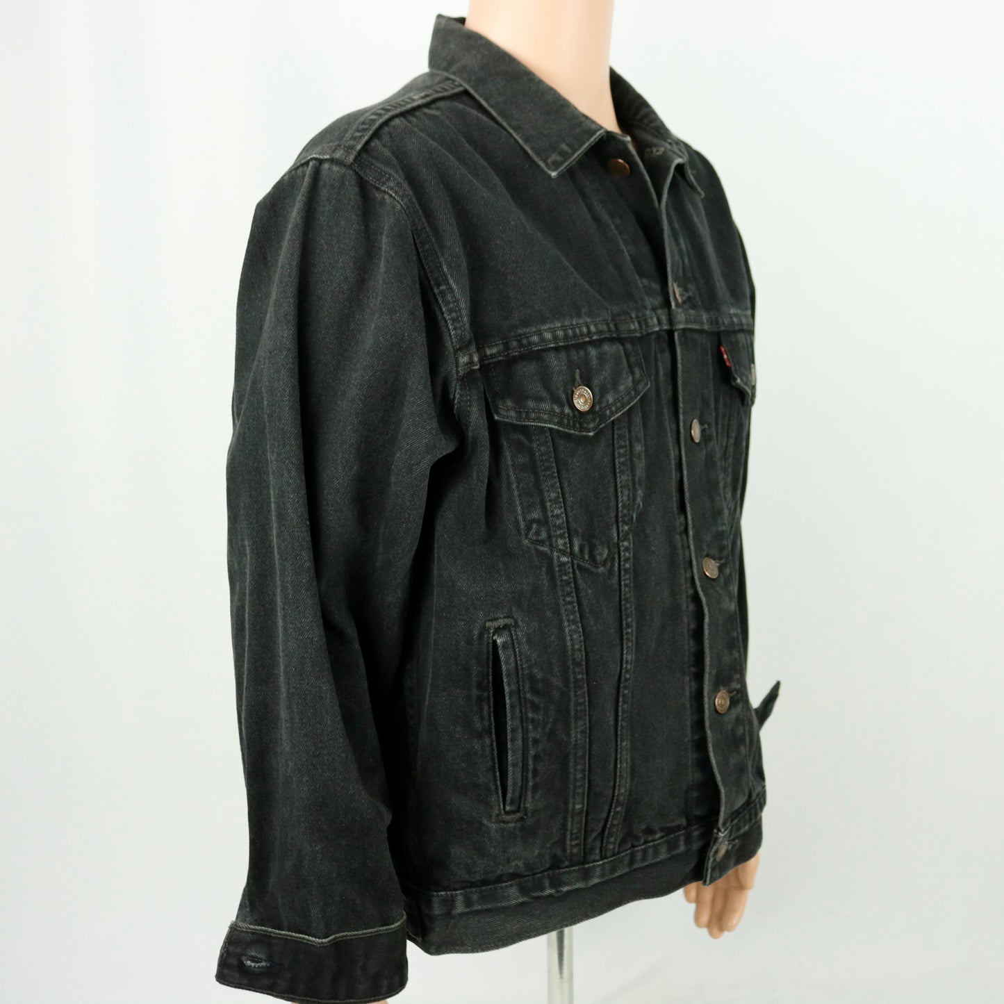 David Bowie Levis Denim Jacket Black Mens Large Womens Xlarge