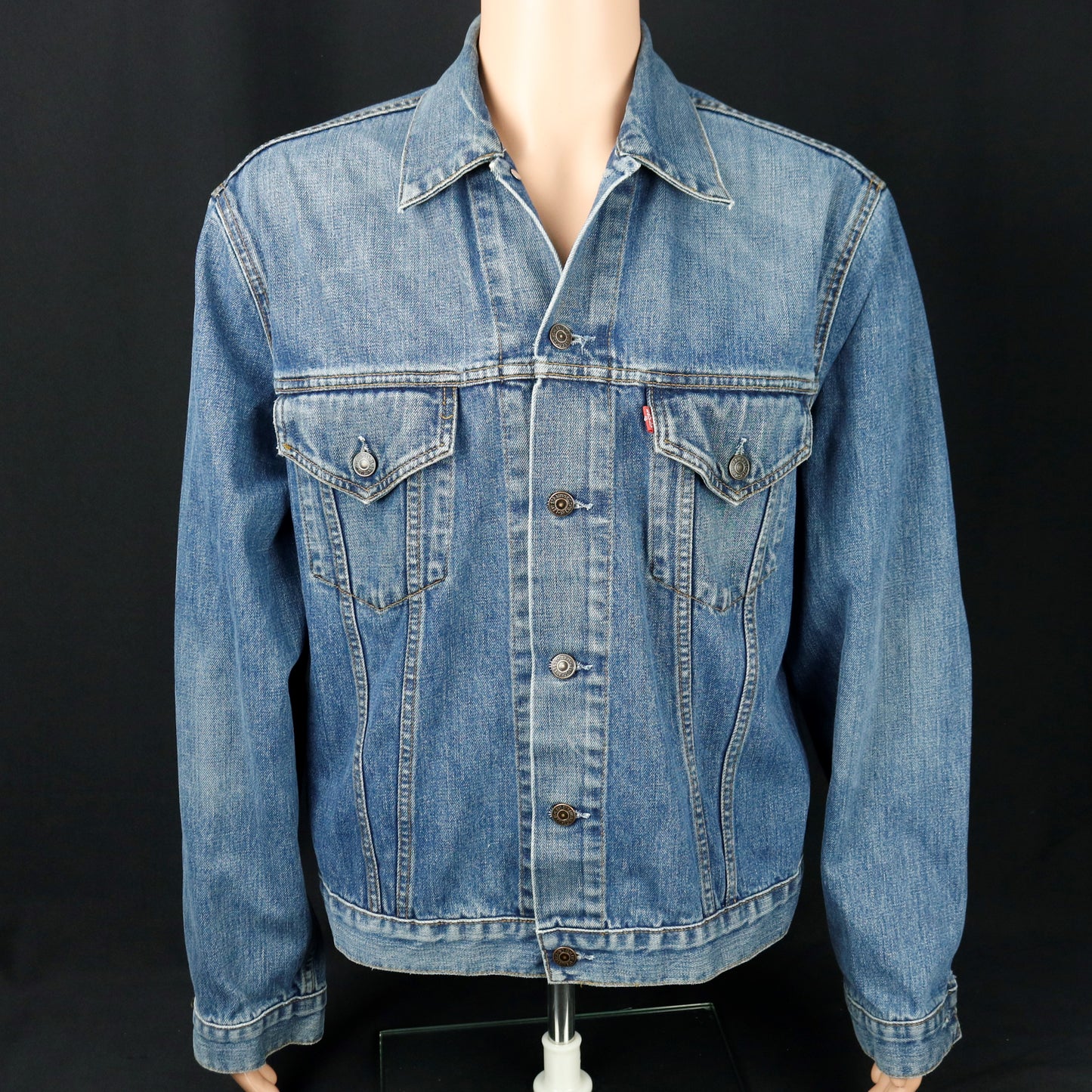 KISS Band Levis Denim Jacket Destroyer Mens Large Womens XLarge