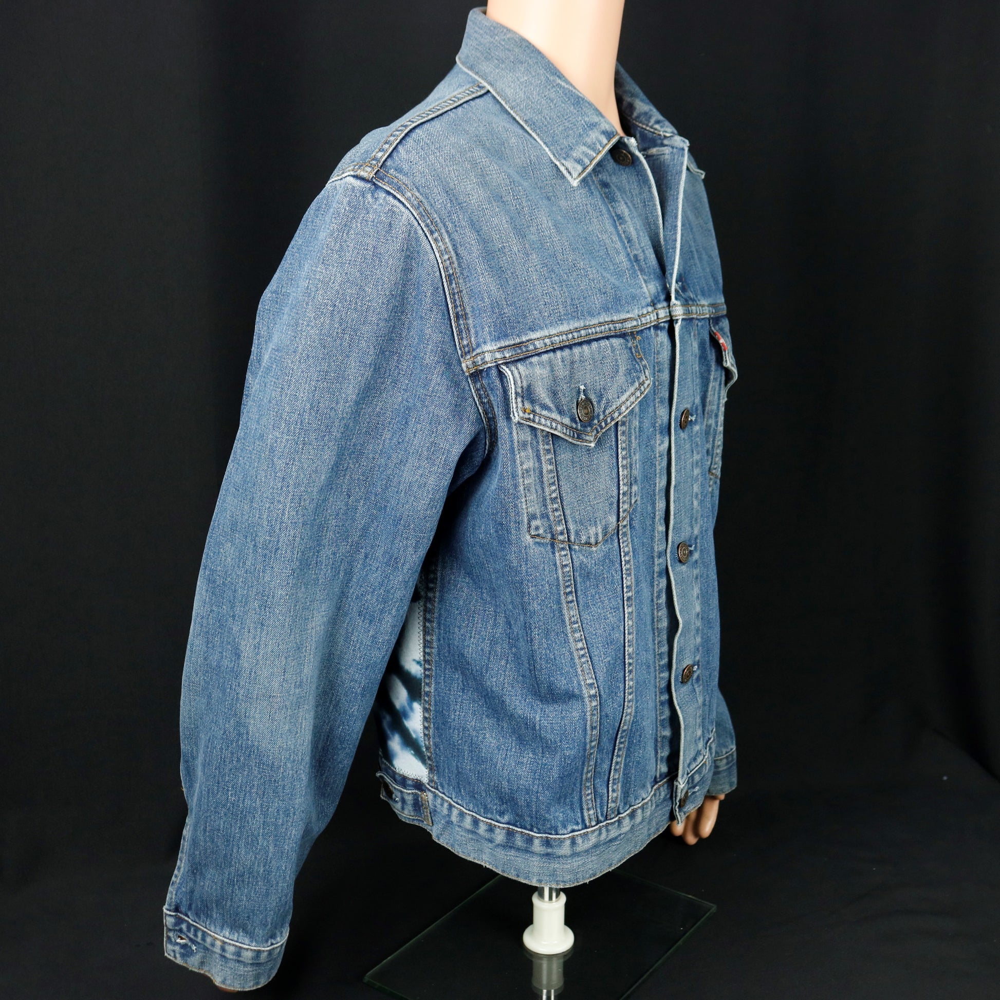 KISS Band Levis Denim Jacket Destroyer Mens Large Womens XLarge