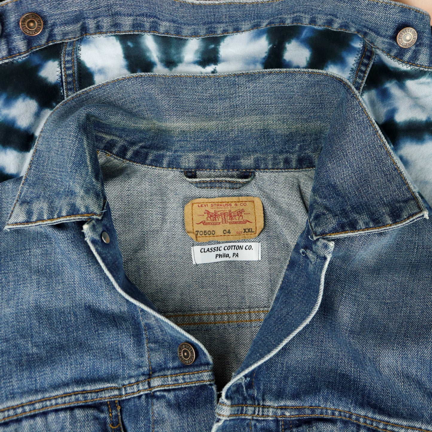 KISS Band Levis Denim Jacket Destroyer Mens Large Womens XLarge