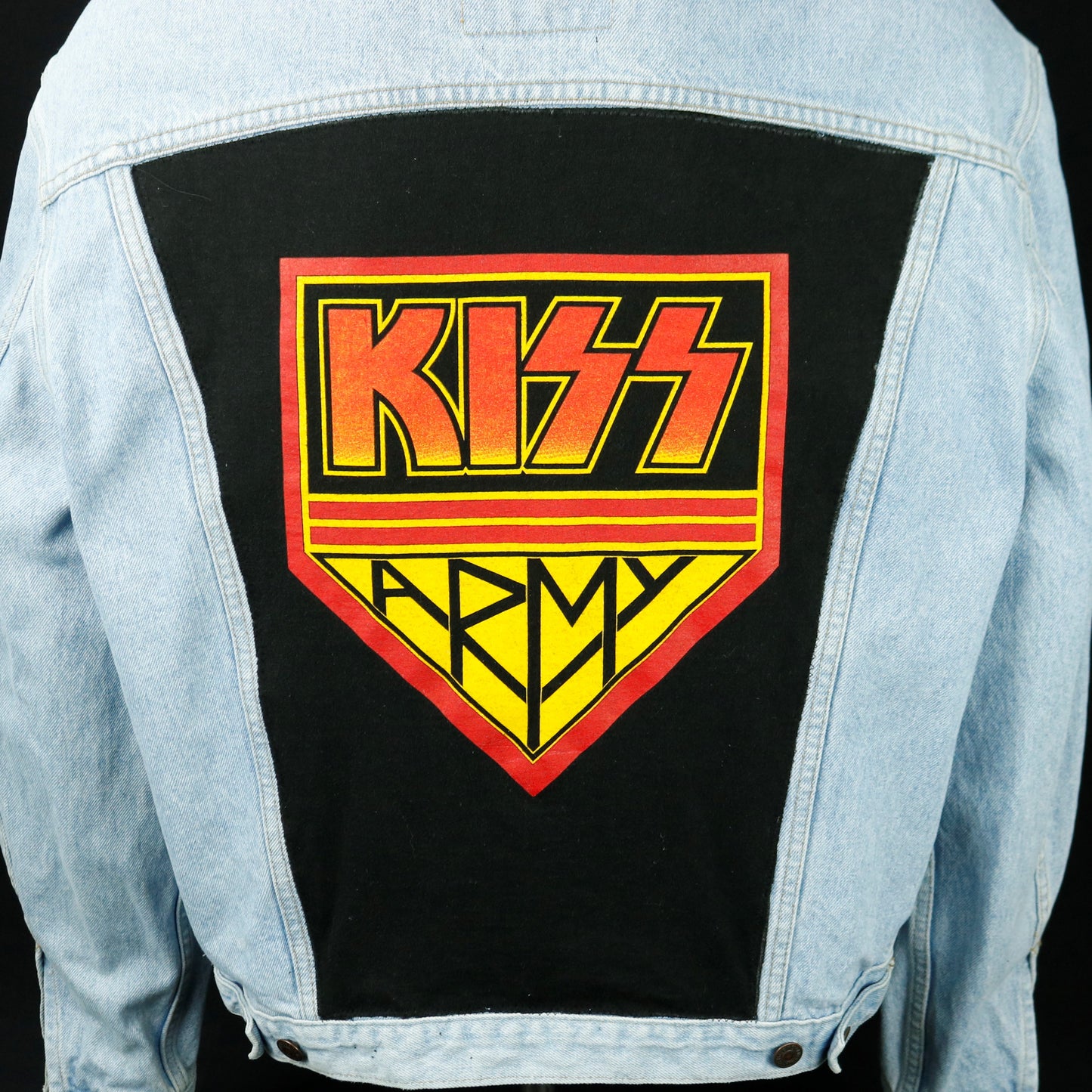 KISS Army Jacket Levis Band Mens Large Womens XLarge