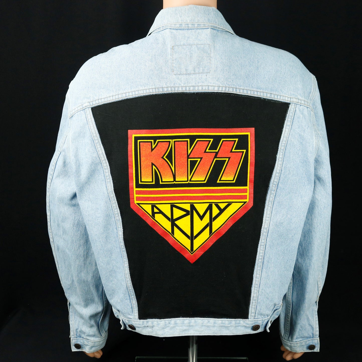 KISS Army Jacket Levis Band Mens Large Womens XLarge