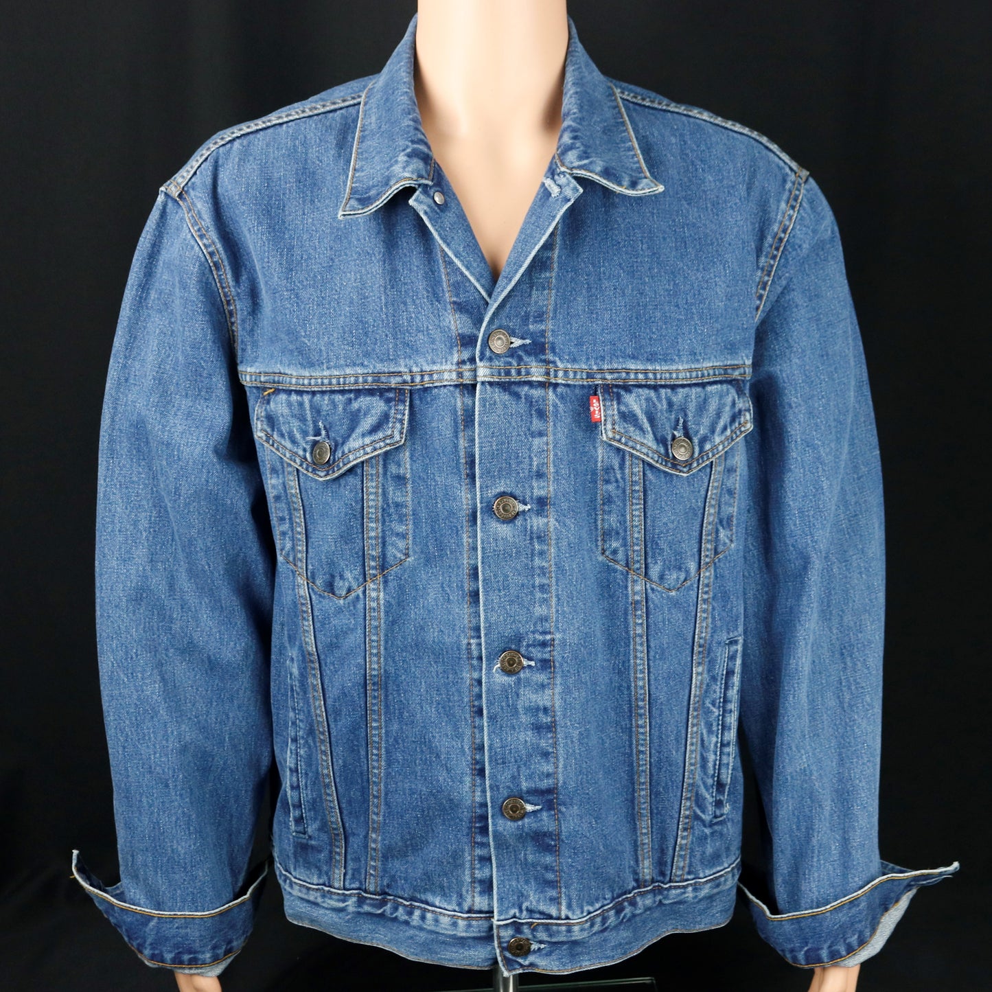 Jimi Hendrix Levis Denim Jacket Purple Haze Mens XXL