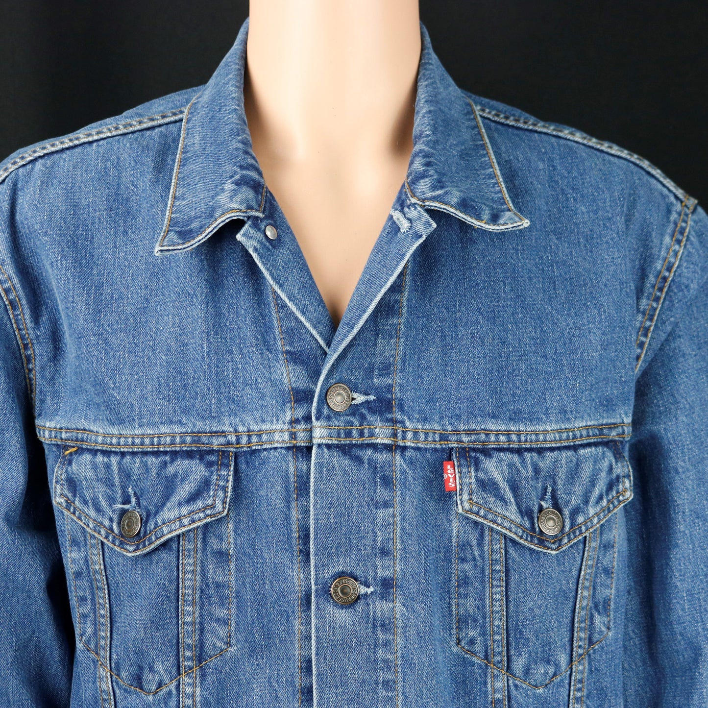 Jimi Hendrix Levis Denim Jacket Purple Haze Mens XXL