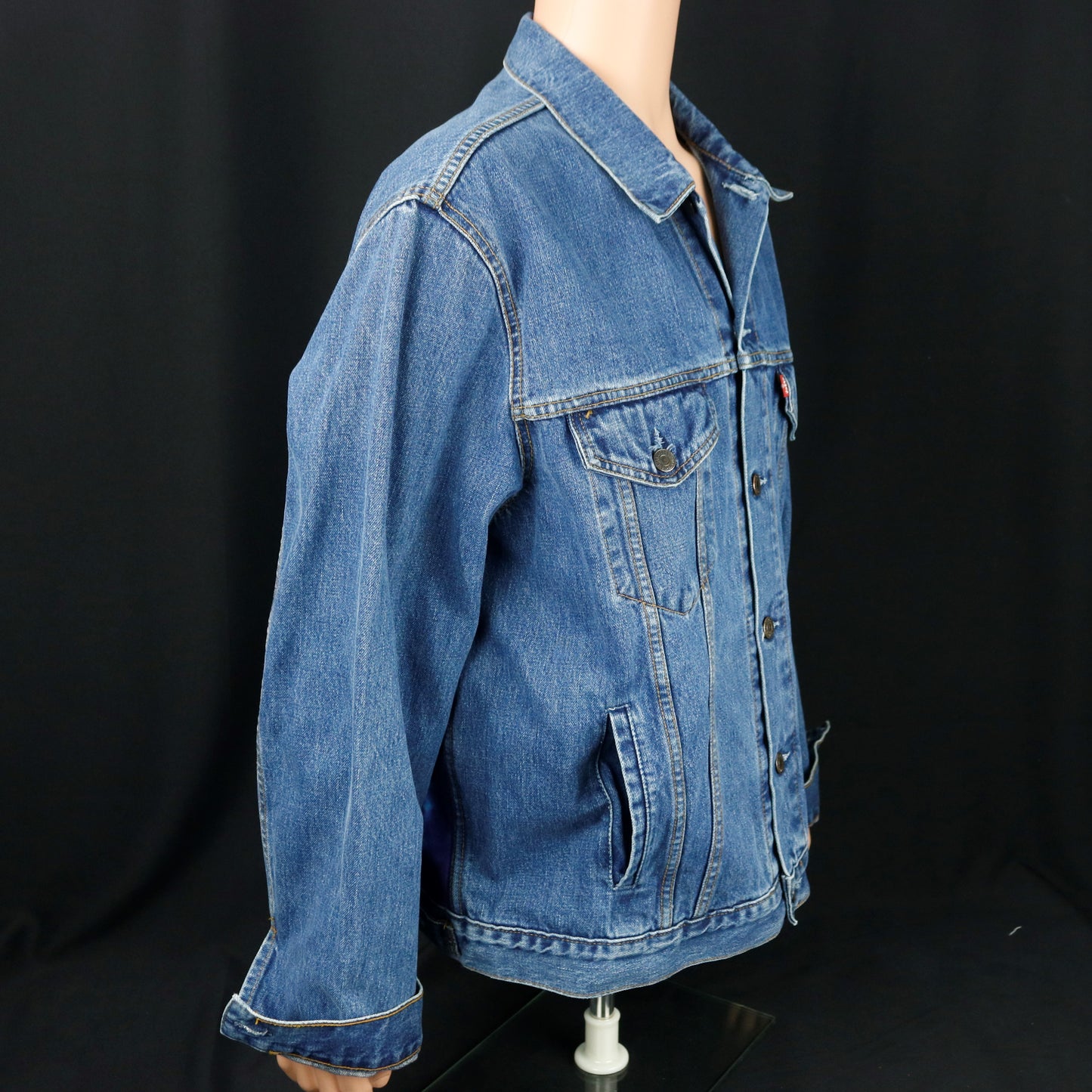Jimi Hendrix Levis Denim Jacket Purple Haze Mens XXL