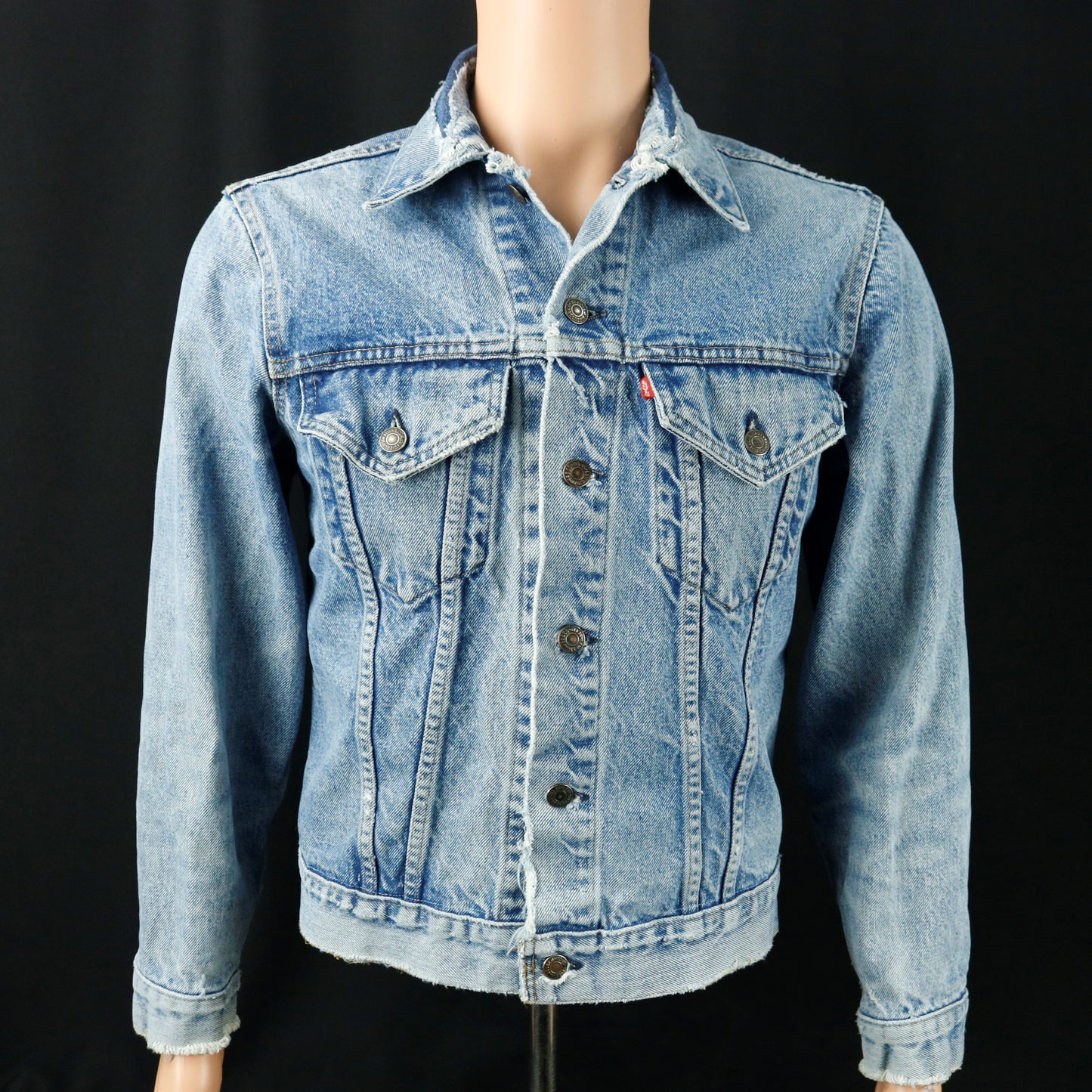 Rolling Stones Levis Distressed Jacket USA 38 Mens Small Womens Medium
