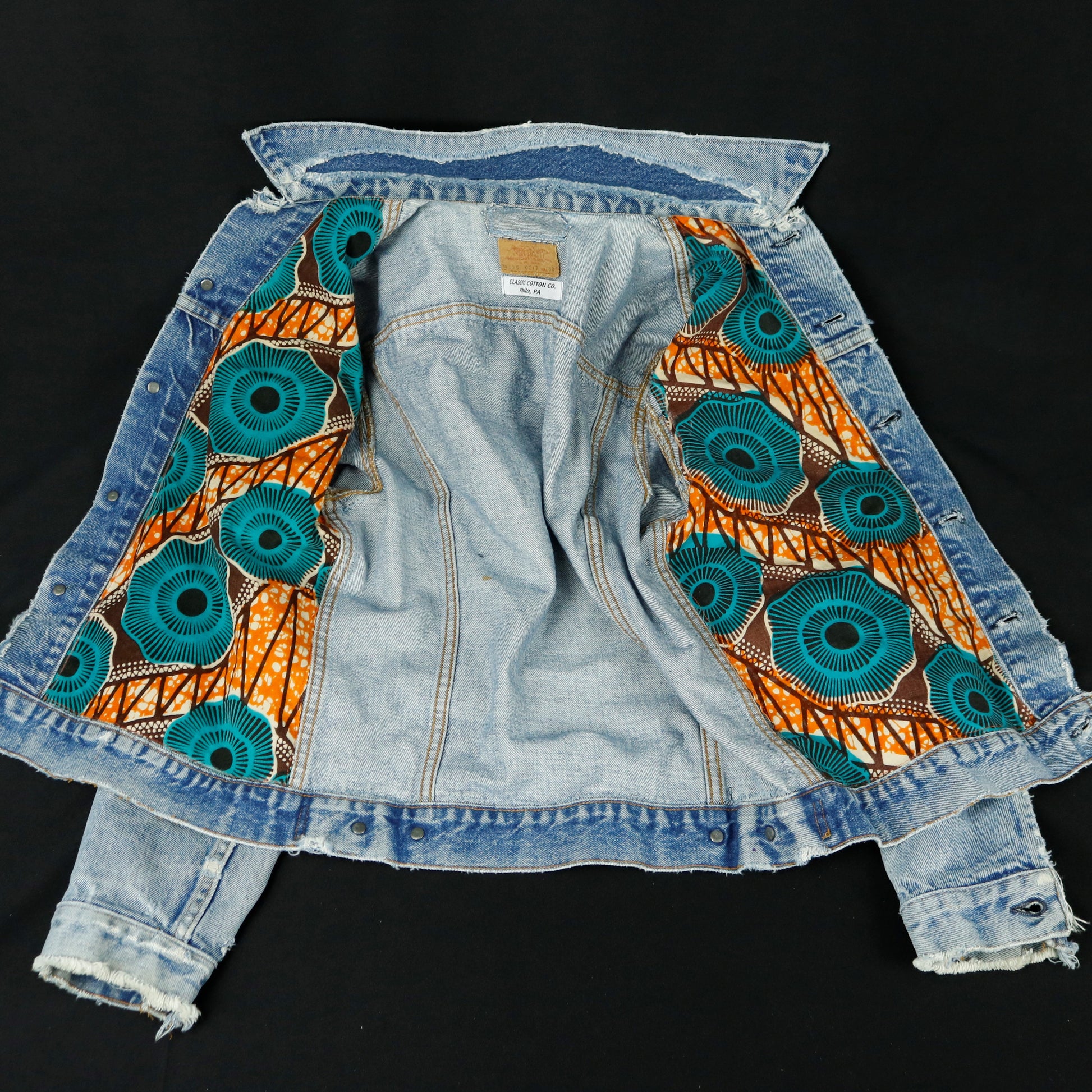 Rolling Stones Levis Distressed Jacket USA 38 Mens Small Womens Medium