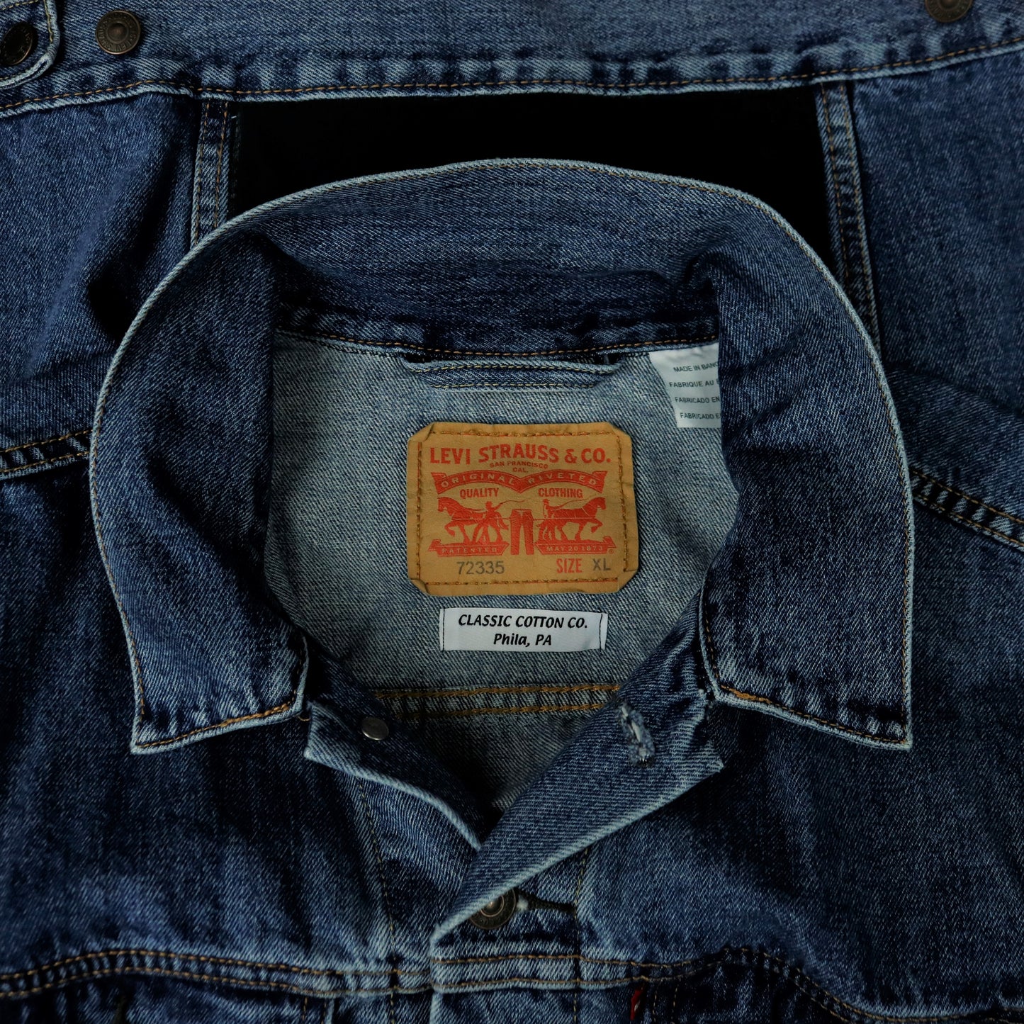 Pink Floyd Levis Denim Jacket The Wall Mens XLarge
